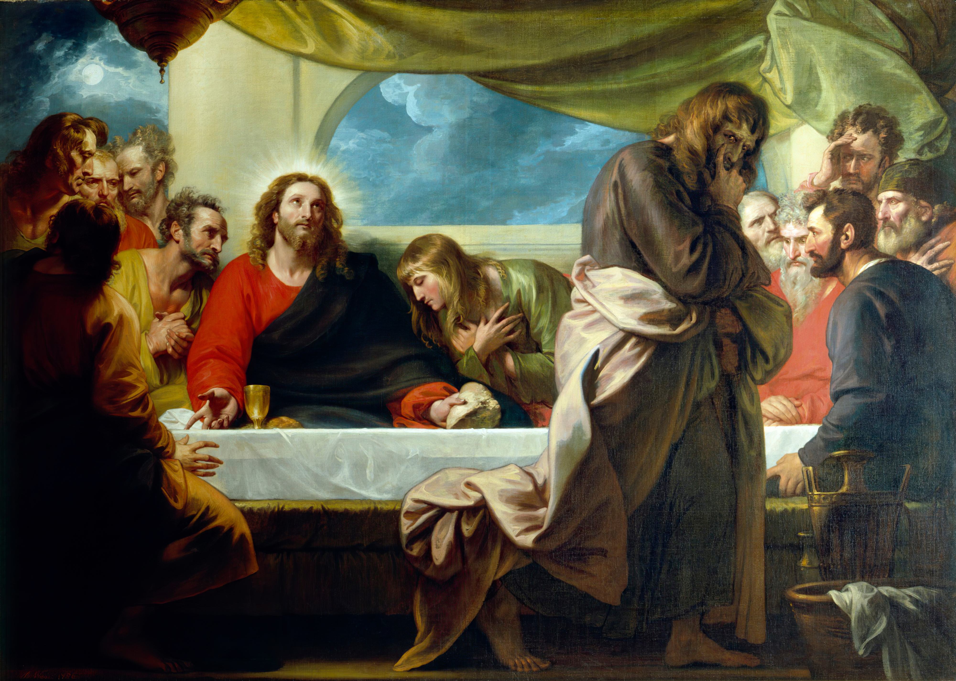 《最后的晚餐》（The Last Supper）｜本杰明·韦斯特 Benjamin West｜1786