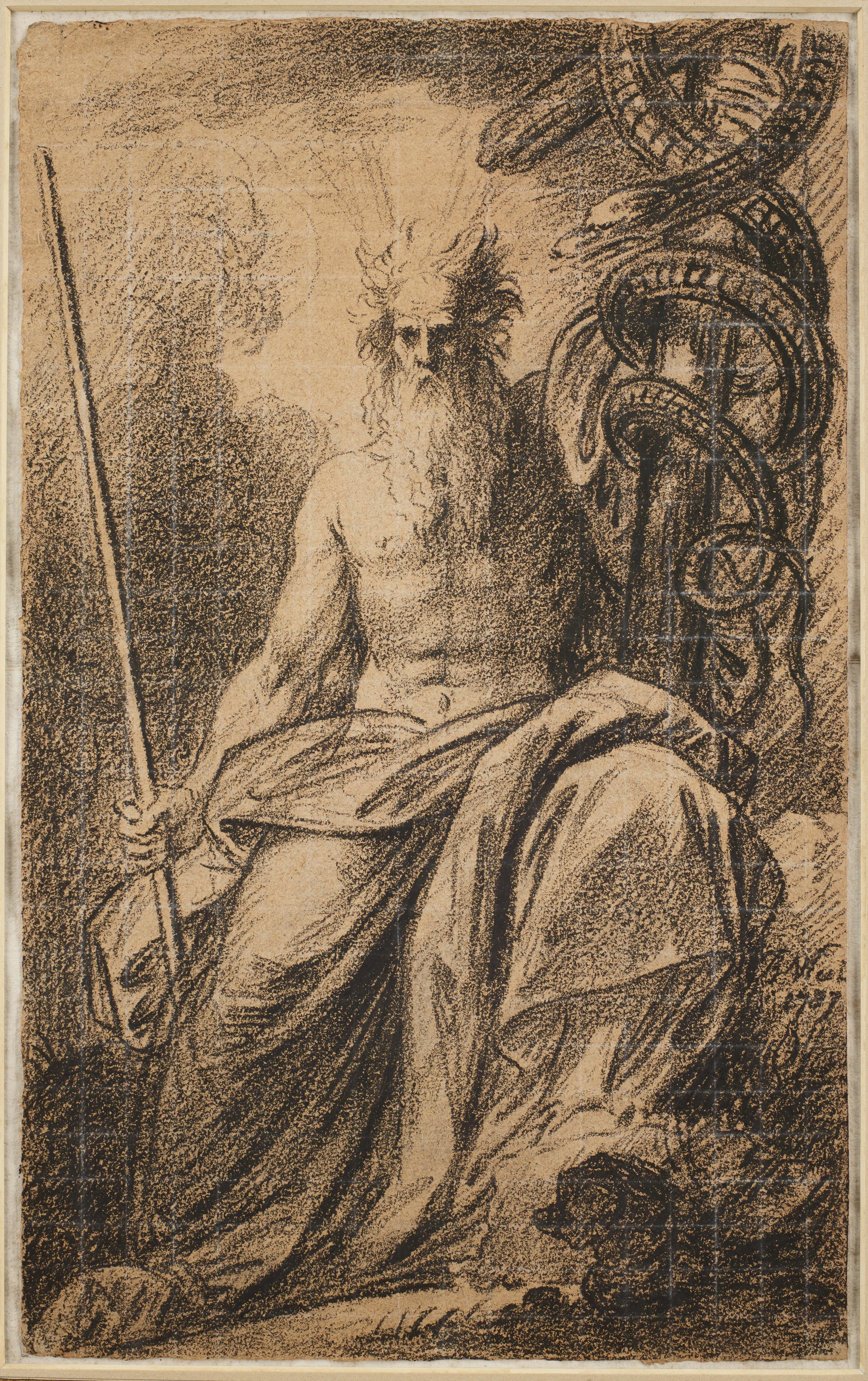 《摩西与铜蛇》（Moses and the Brazen Serpent）｜本杰明·韦斯特 Benjamin West｜1787