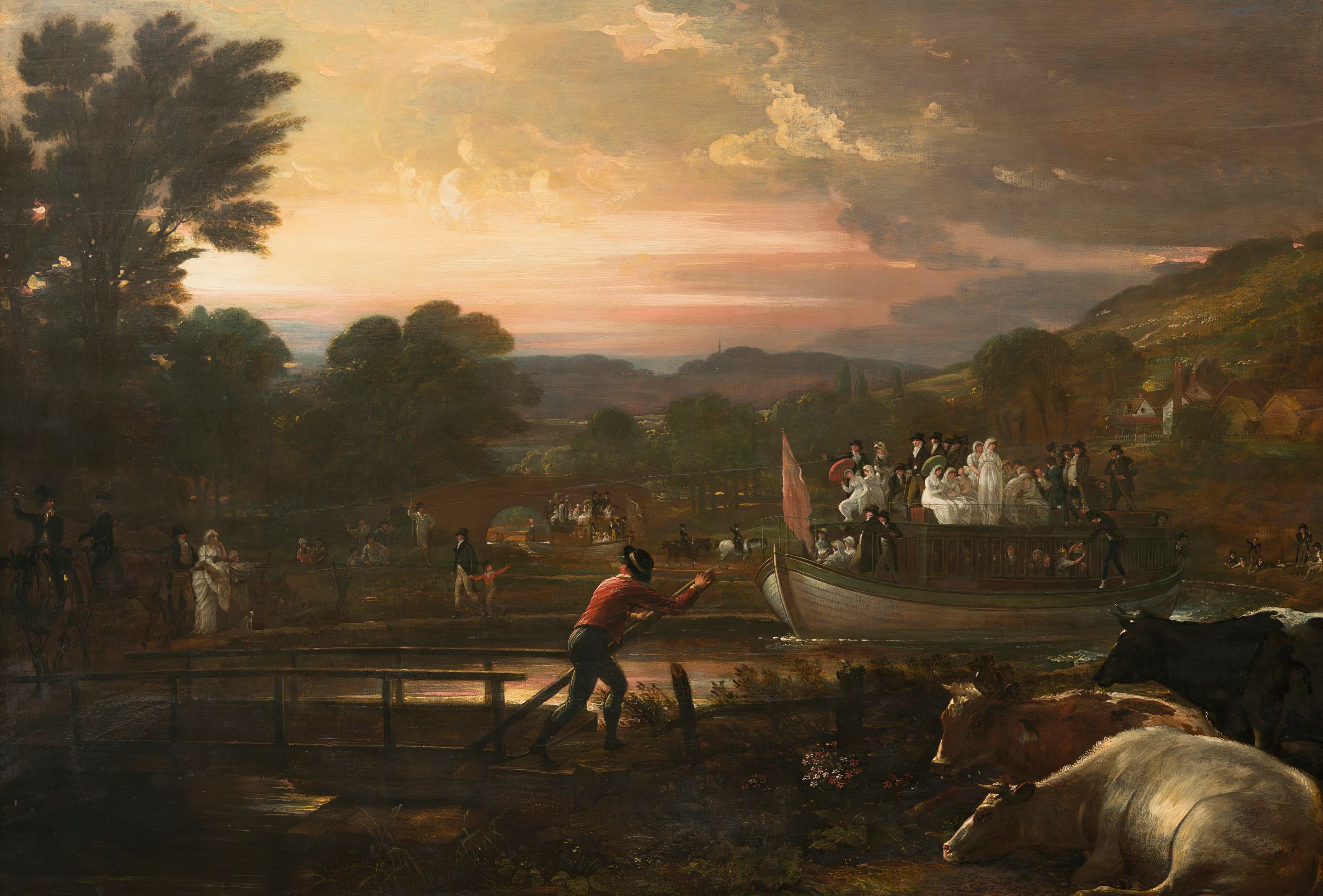 《帕丁顿运河》（Paddington Canal）｜本杰明·韦斯特 Benjamin West｜1801