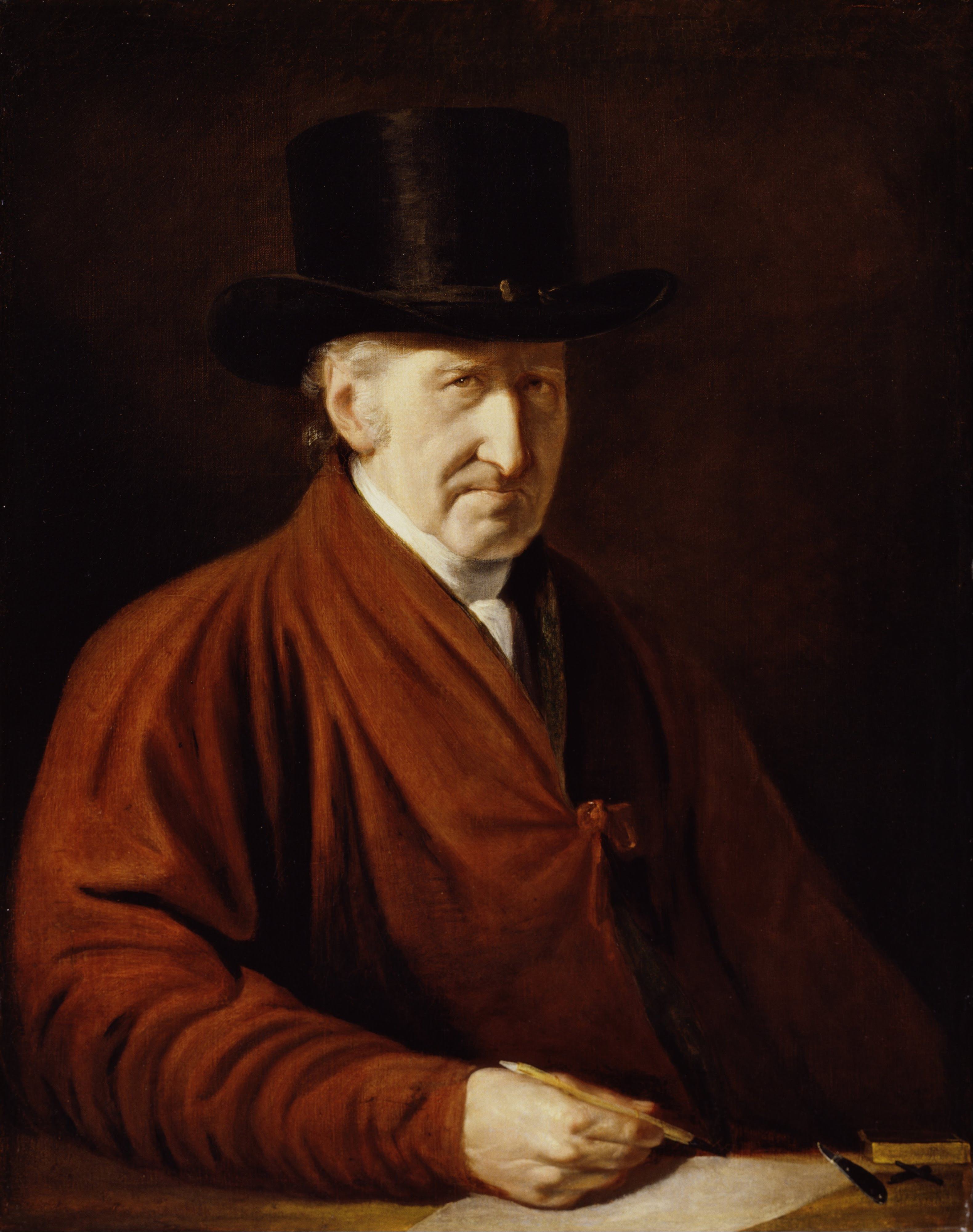 《自画像》（Self-Portrait）｜本杰明·韦斯特 Benjamin West｜不明