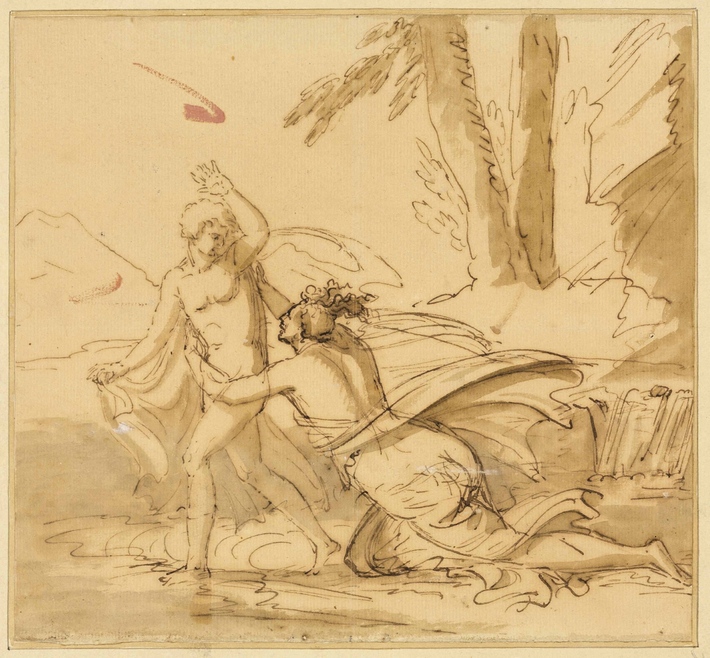 《约瑟夫和帕提乏的妻子》（Joseph and Patiphar’s Wife）｜本杰明·韦斯特 Benjamin West｜不明