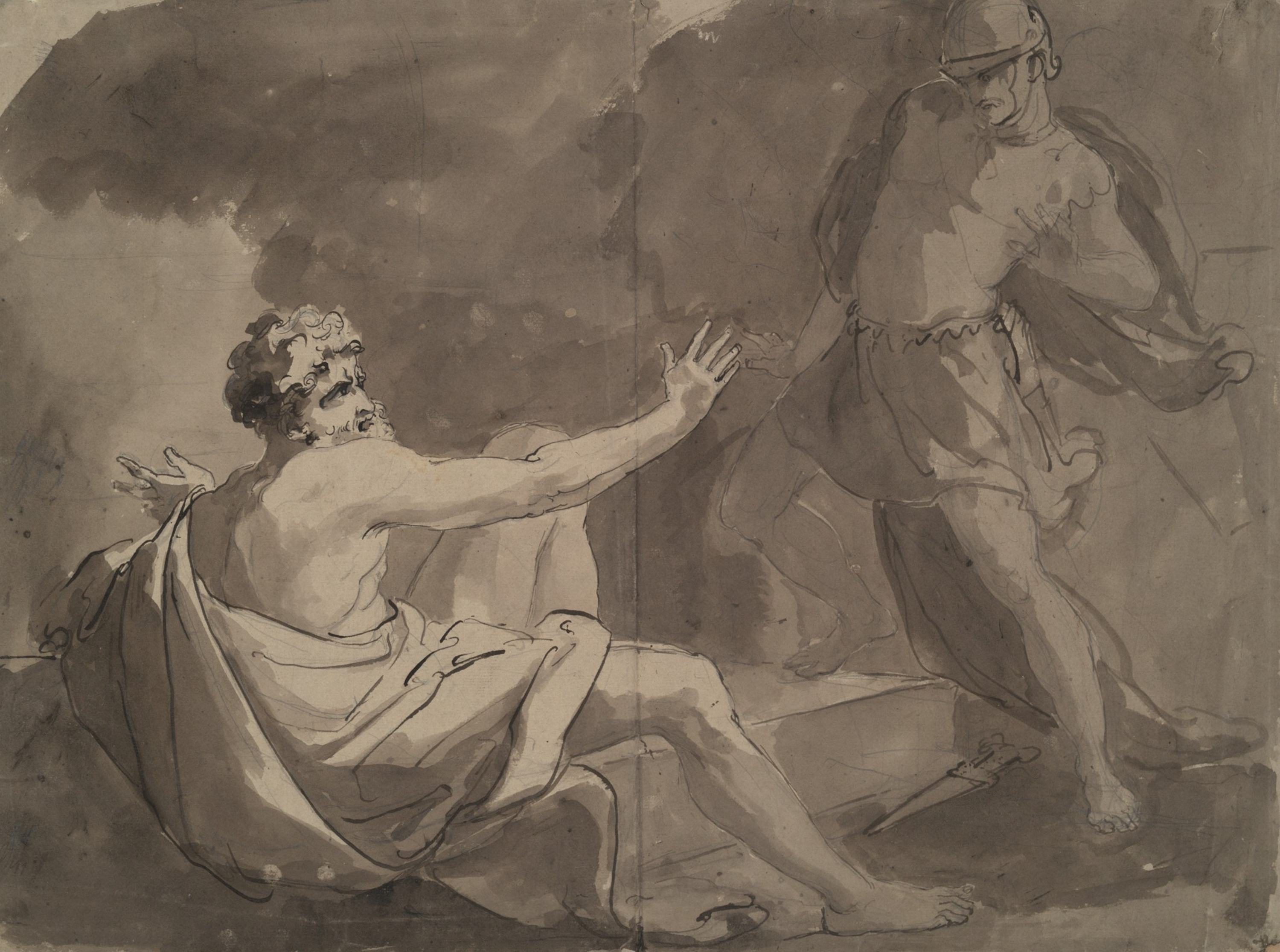 《古典场景》（Classical Scene）｜本杰明·韦斯特 Benjamin West｜不明
