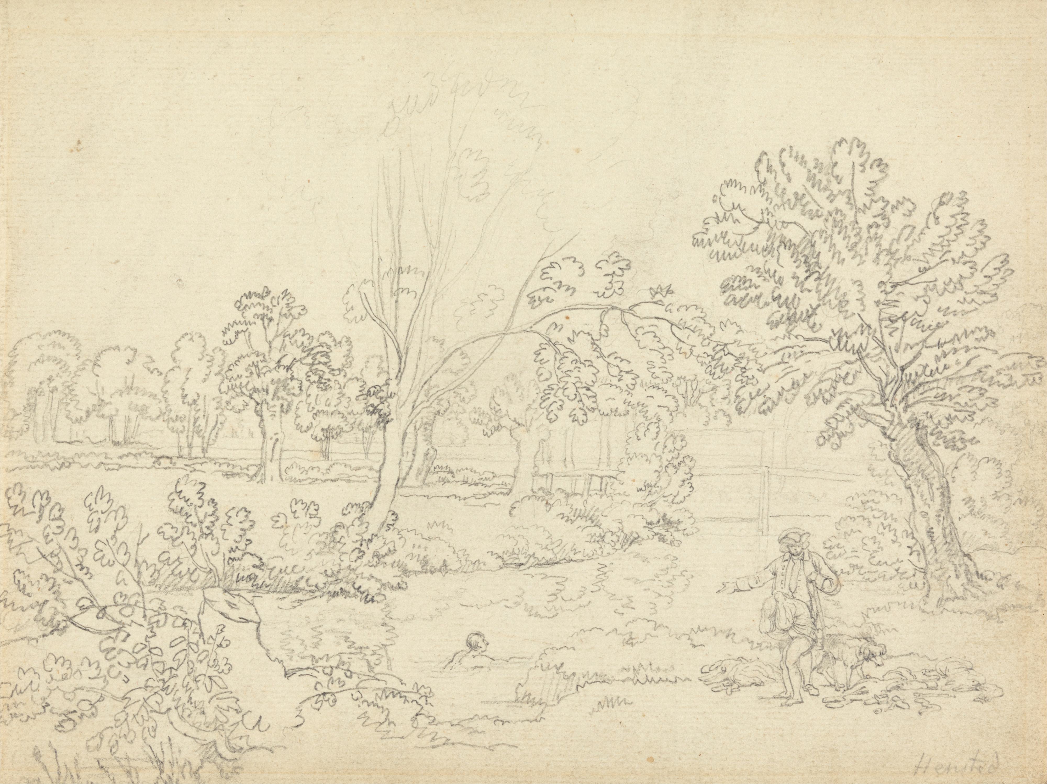 《亨斯特德的风景》（Landscape at Henstead）｜本杰明·韦斯特 Benjamin West｜不明