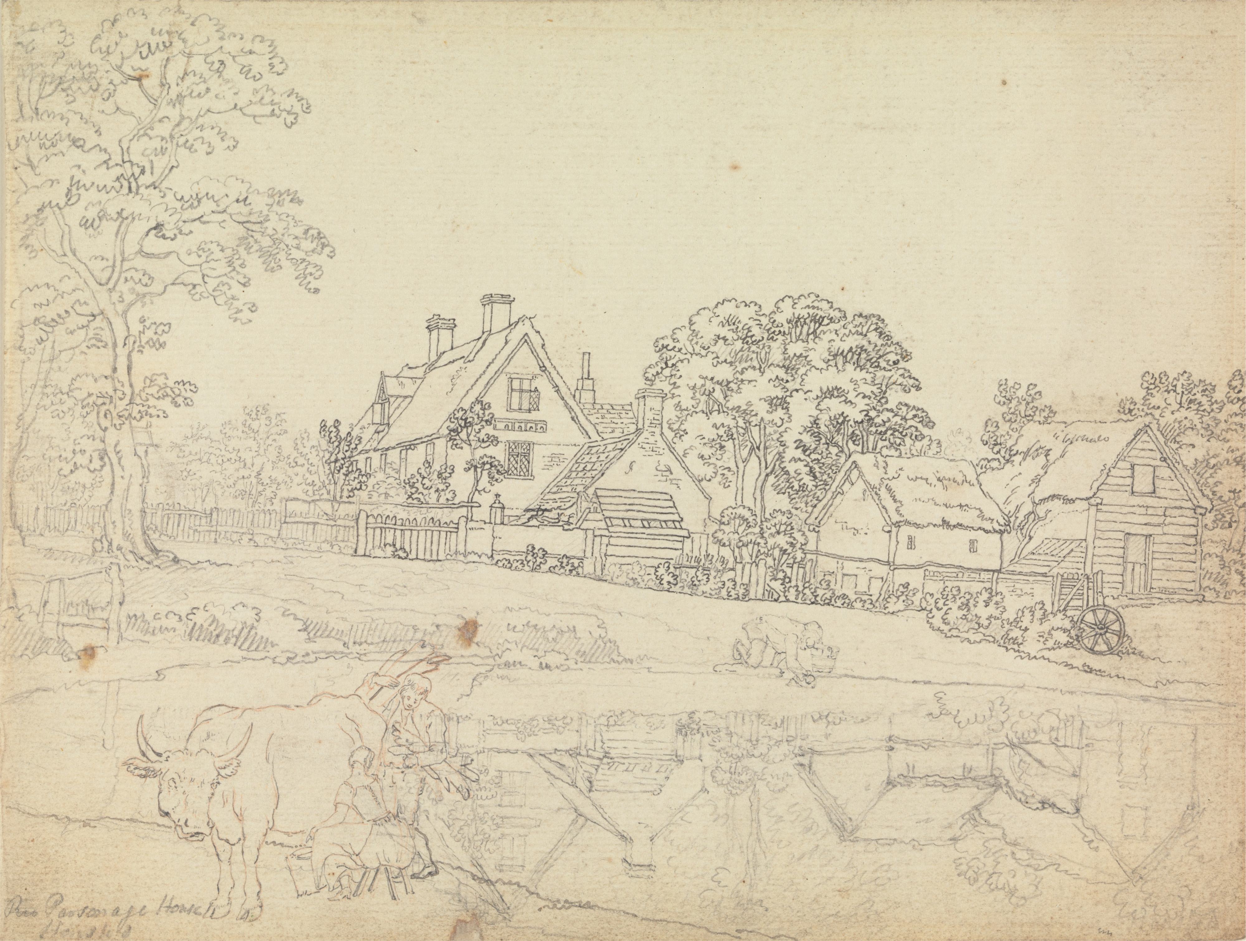 《亨斯特德牧师住宅》（Parsonage House at Henstead）｜本杰明·韦斯特 Benjamin West｜不明