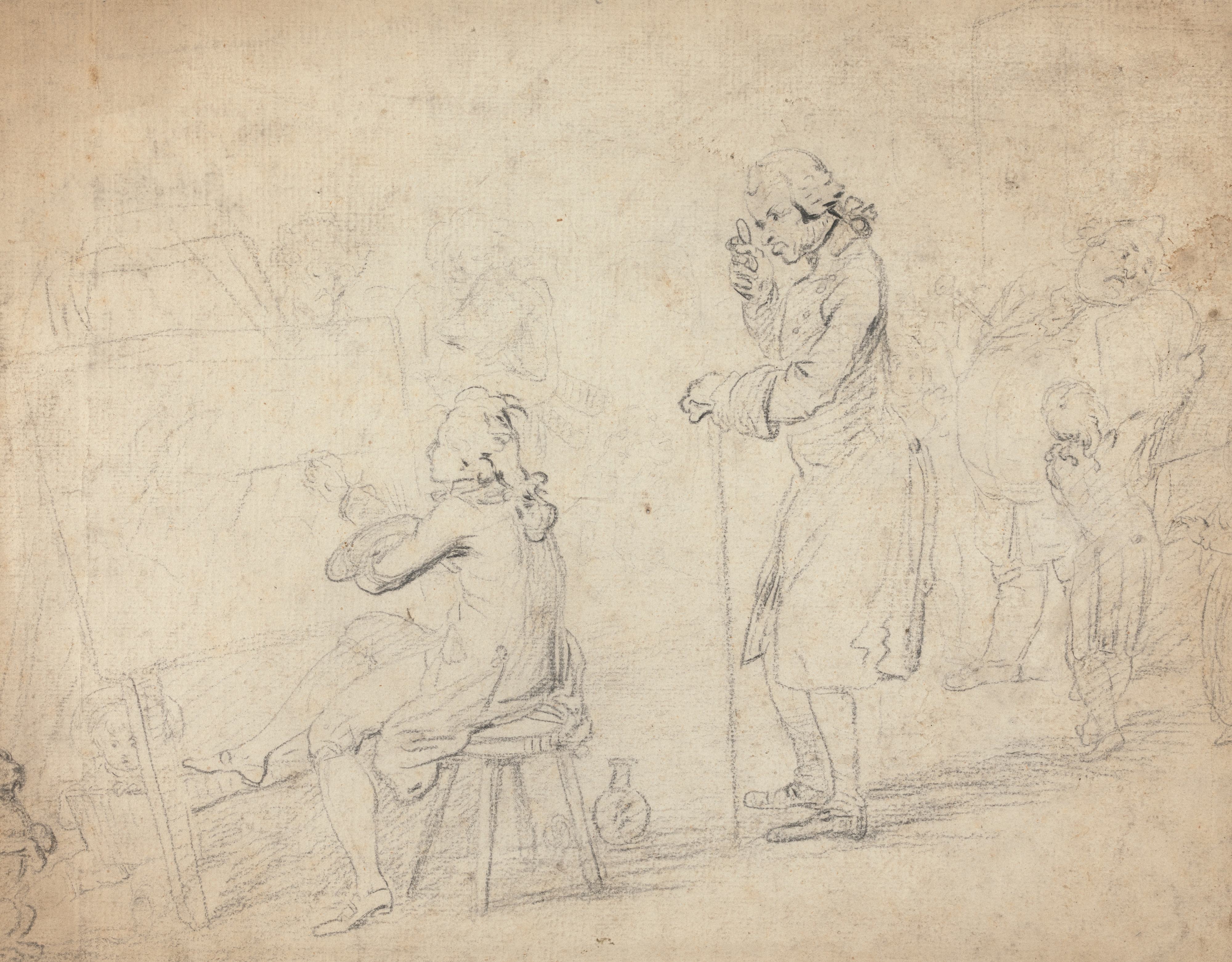 《鉴赏家》（The Connoisseur）｜本杰明·韦斯特 Benjamin West｜不明