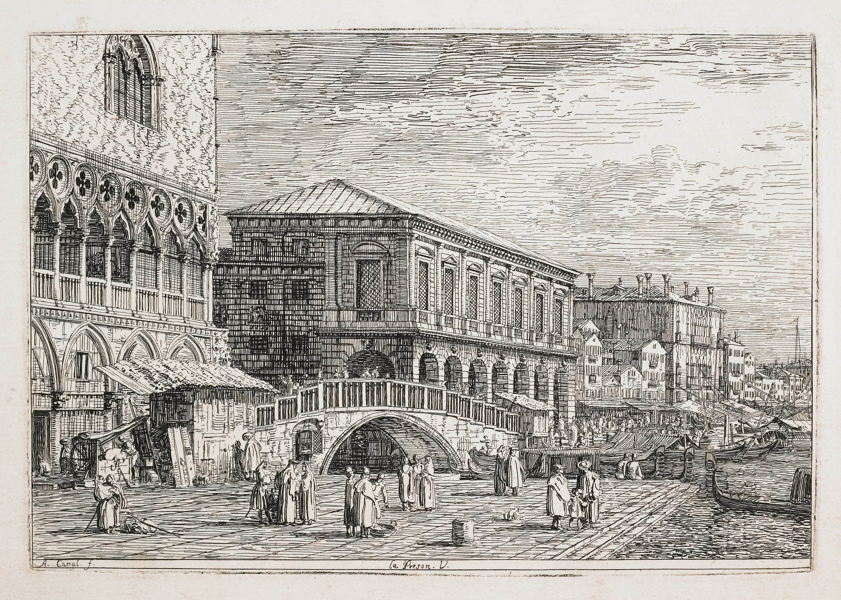 《监狱》（Le Preson）｜卡纳莱托 Canaletto｜1740–1745