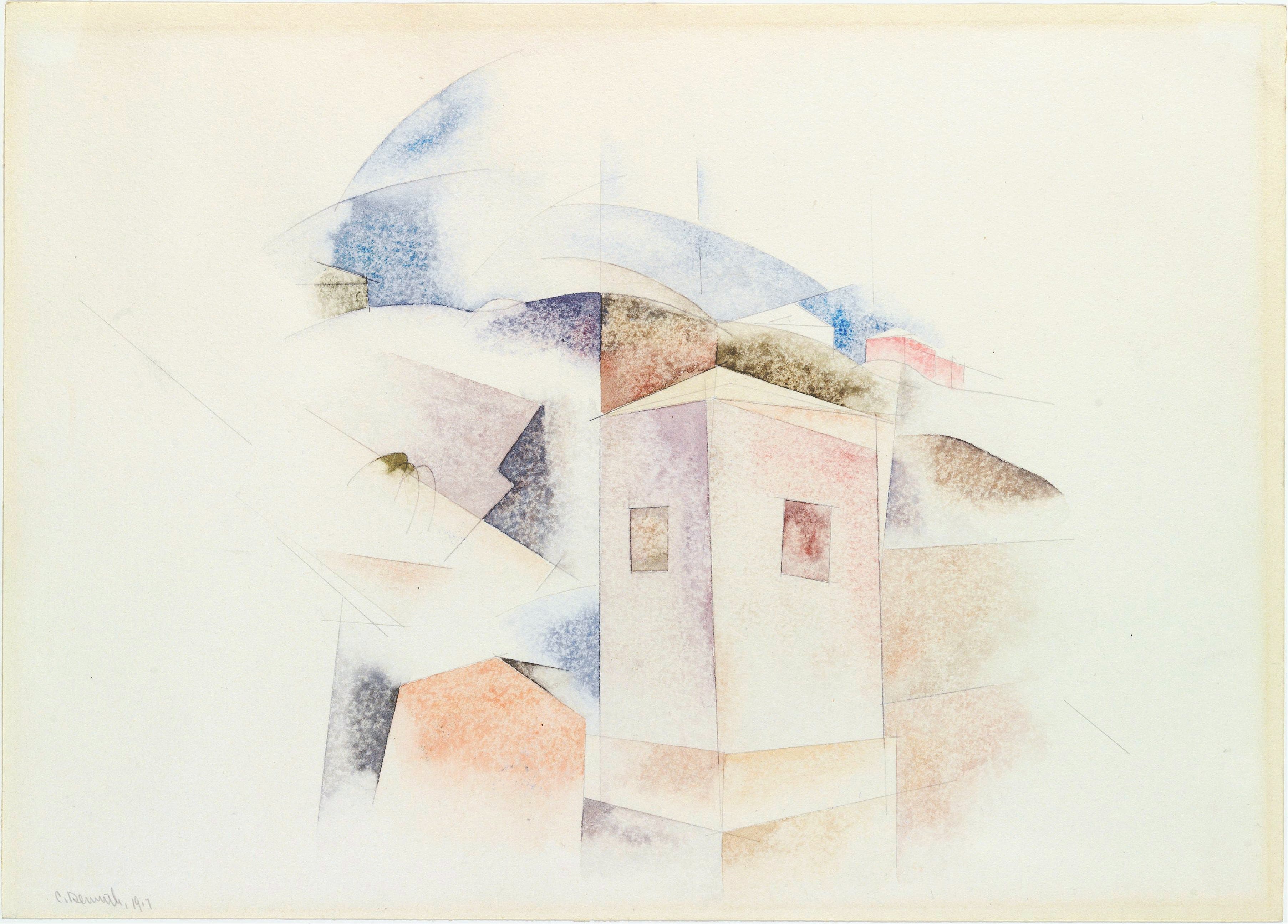 《短裤 4 号》（Shorts Number 4）｜查尔斯·德穆斯 Charles Demuth｜1917