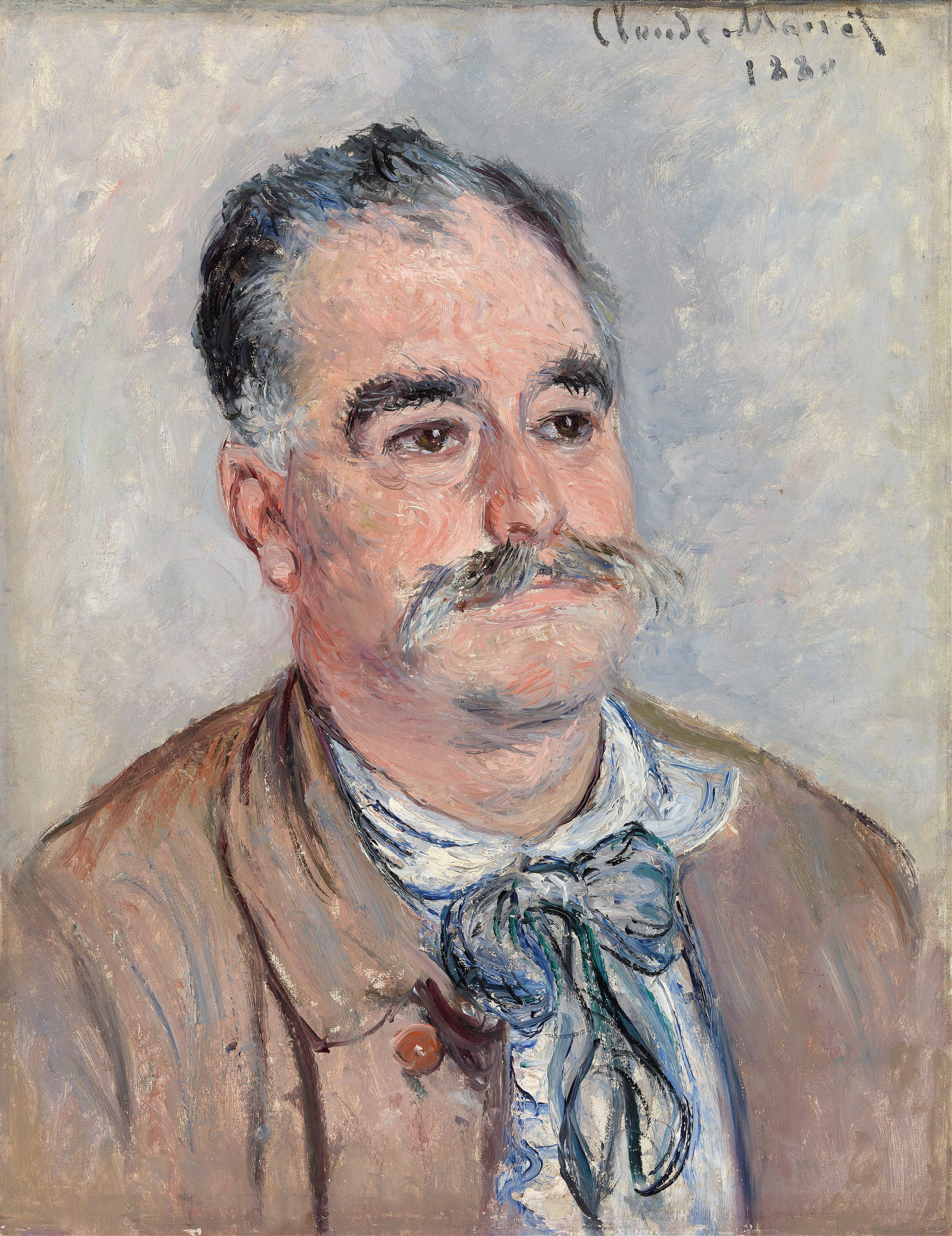 《科凯雷先生（父亲）》（Monsieur Coqueret (Father)）｜克劳德·莫奈 Claude Monet｜1880