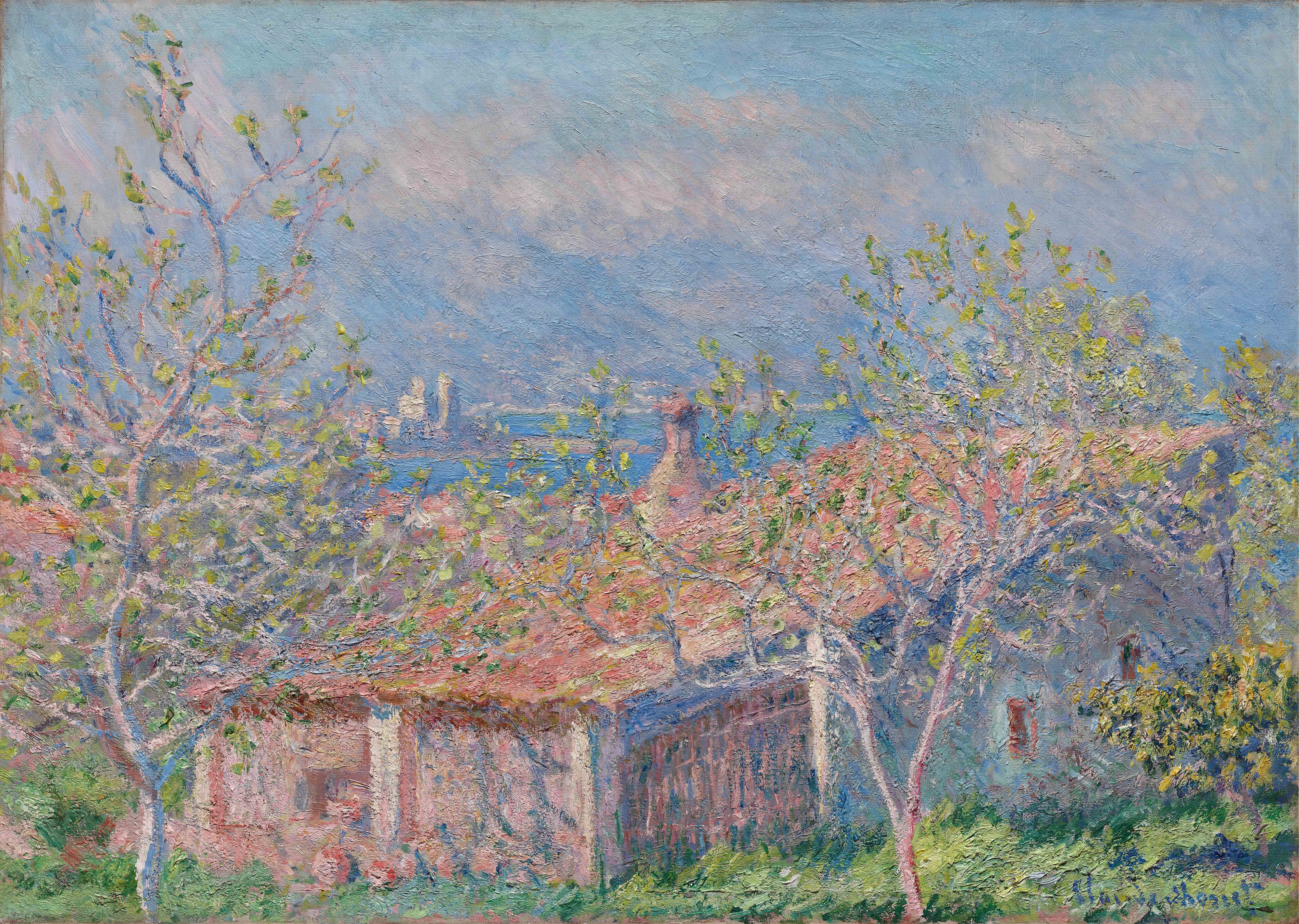 《安提比斯的园丁之家》（Gardener’s House at Antibes）｜克劳德·莫奈 Claude Monet｜1888