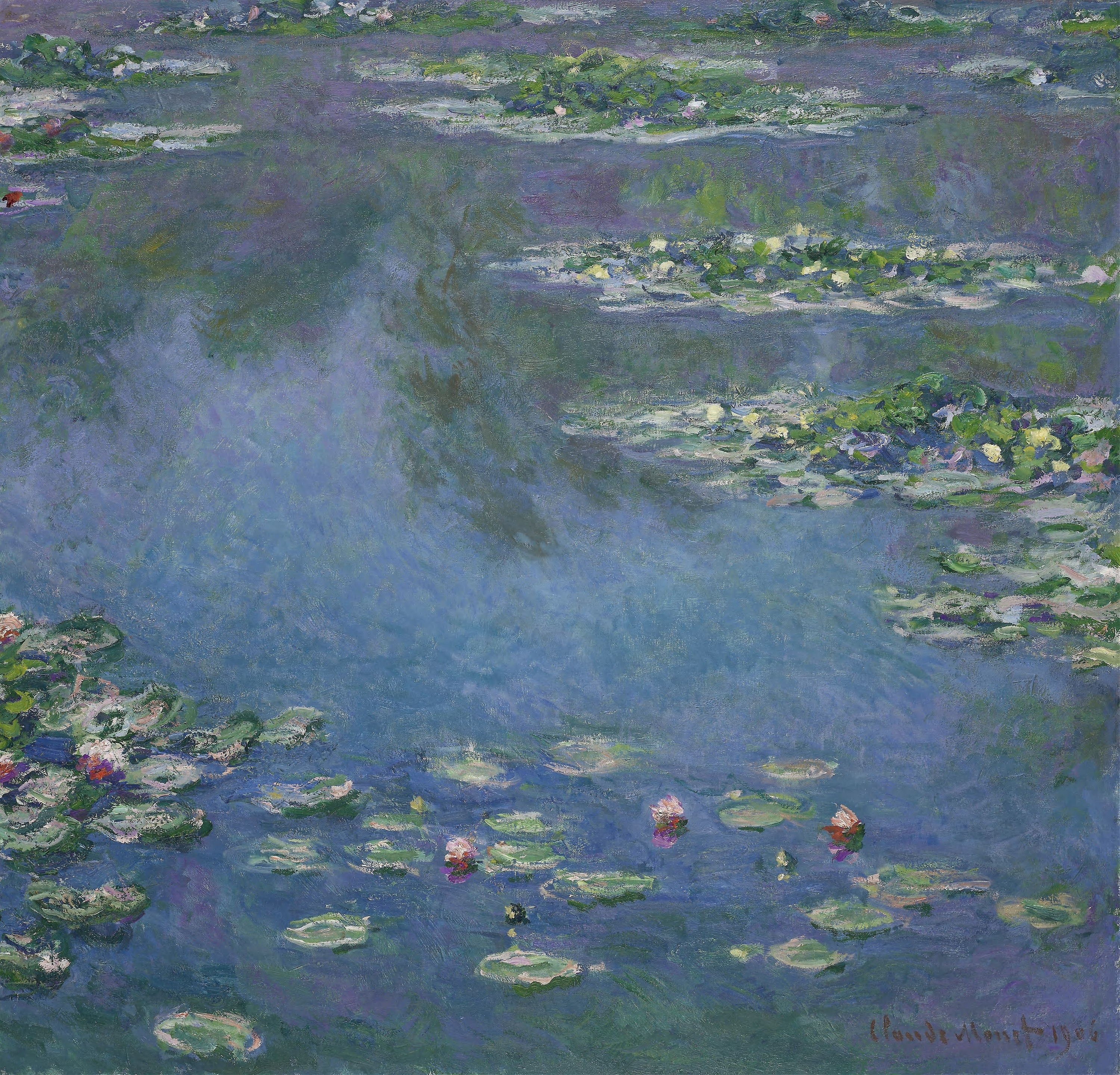《睡莲》（Water Lilies）｜克劳德·莫奈 Claude Monet｜1906