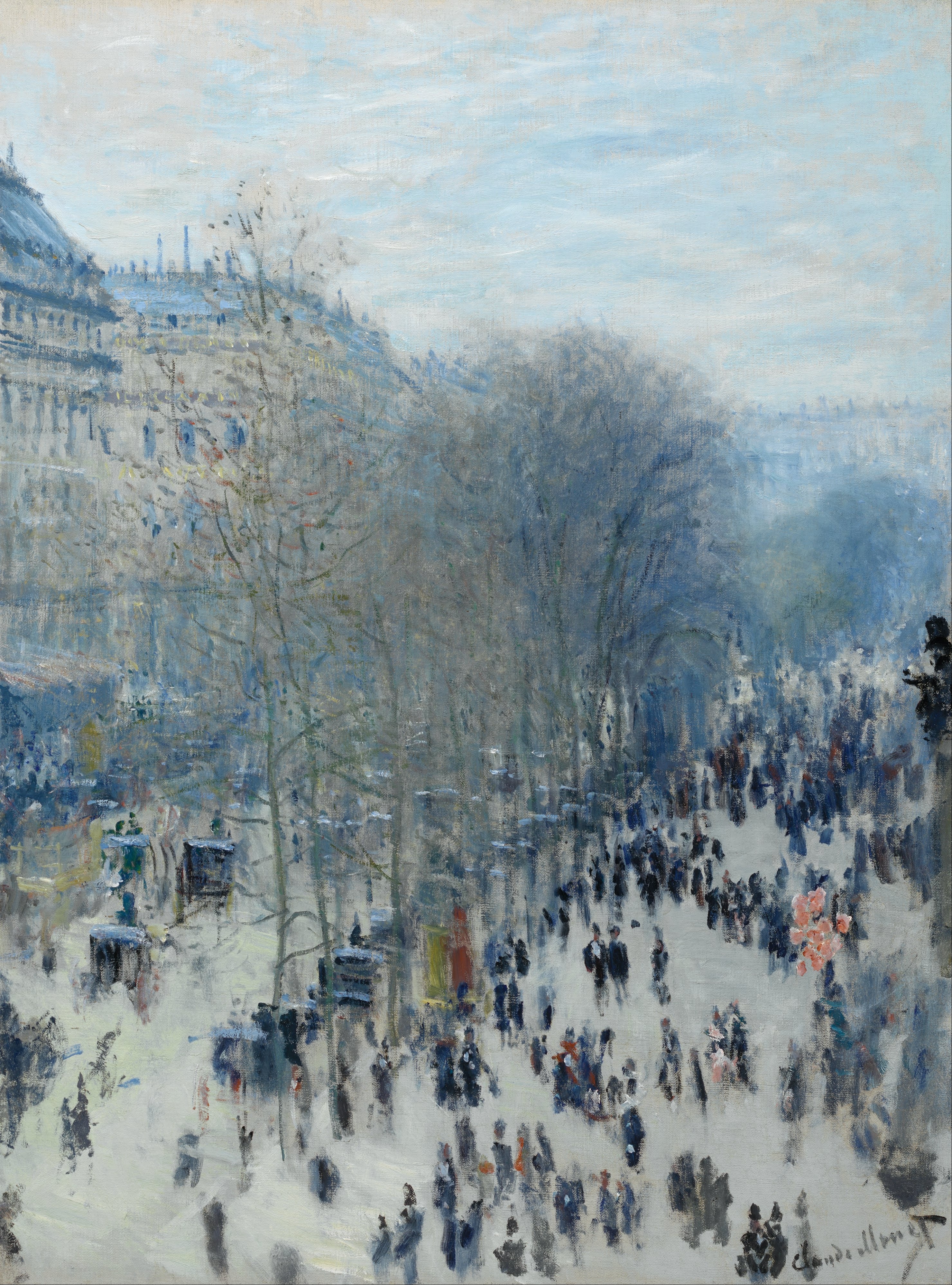 《卡普辛大道》（Boulevard des Capucines）｜克劳德·莫奈 Claude Monet｜不明