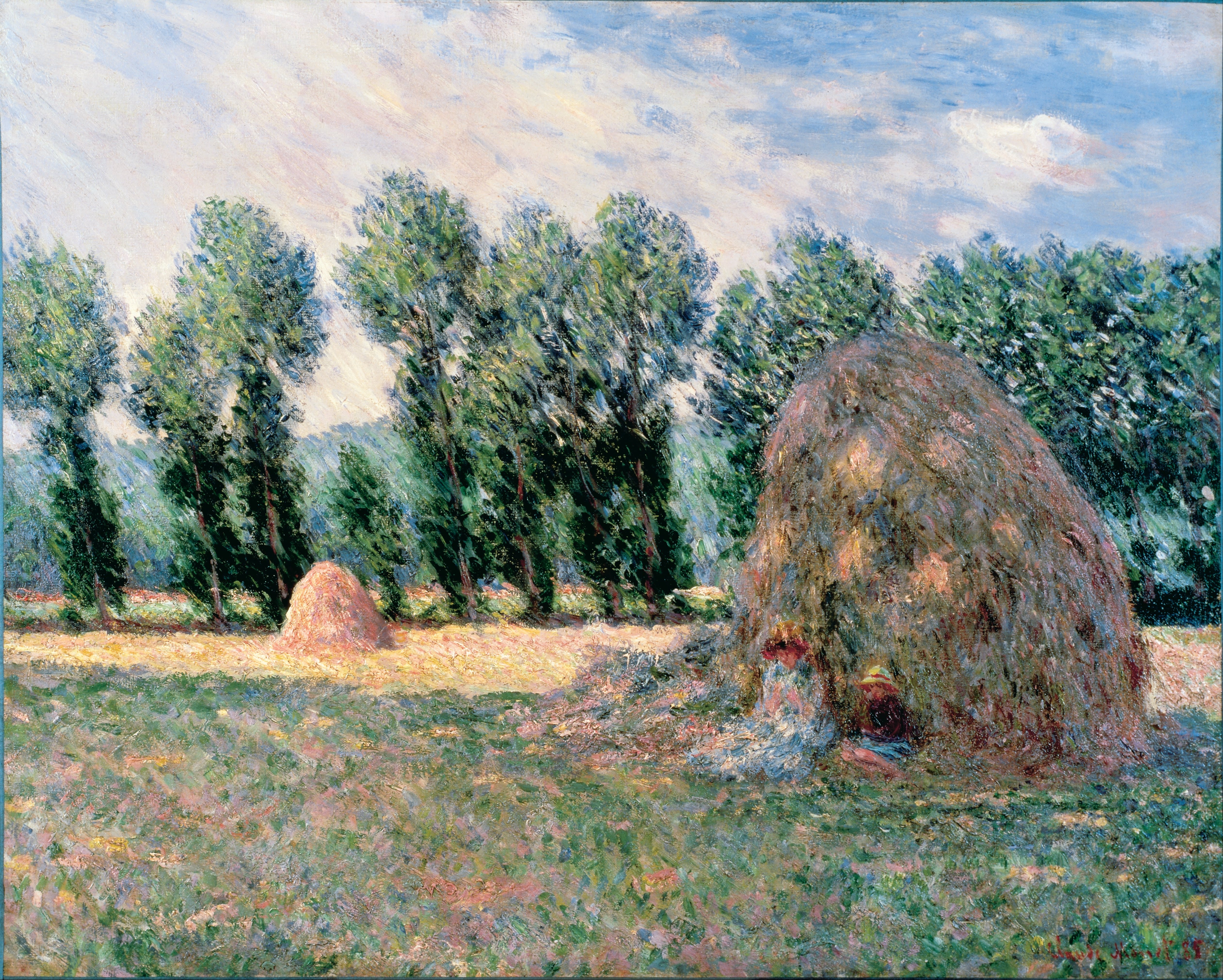 《干草堆》（Haystacks）｜克劳德·莫奈 Claude Monet｜1885