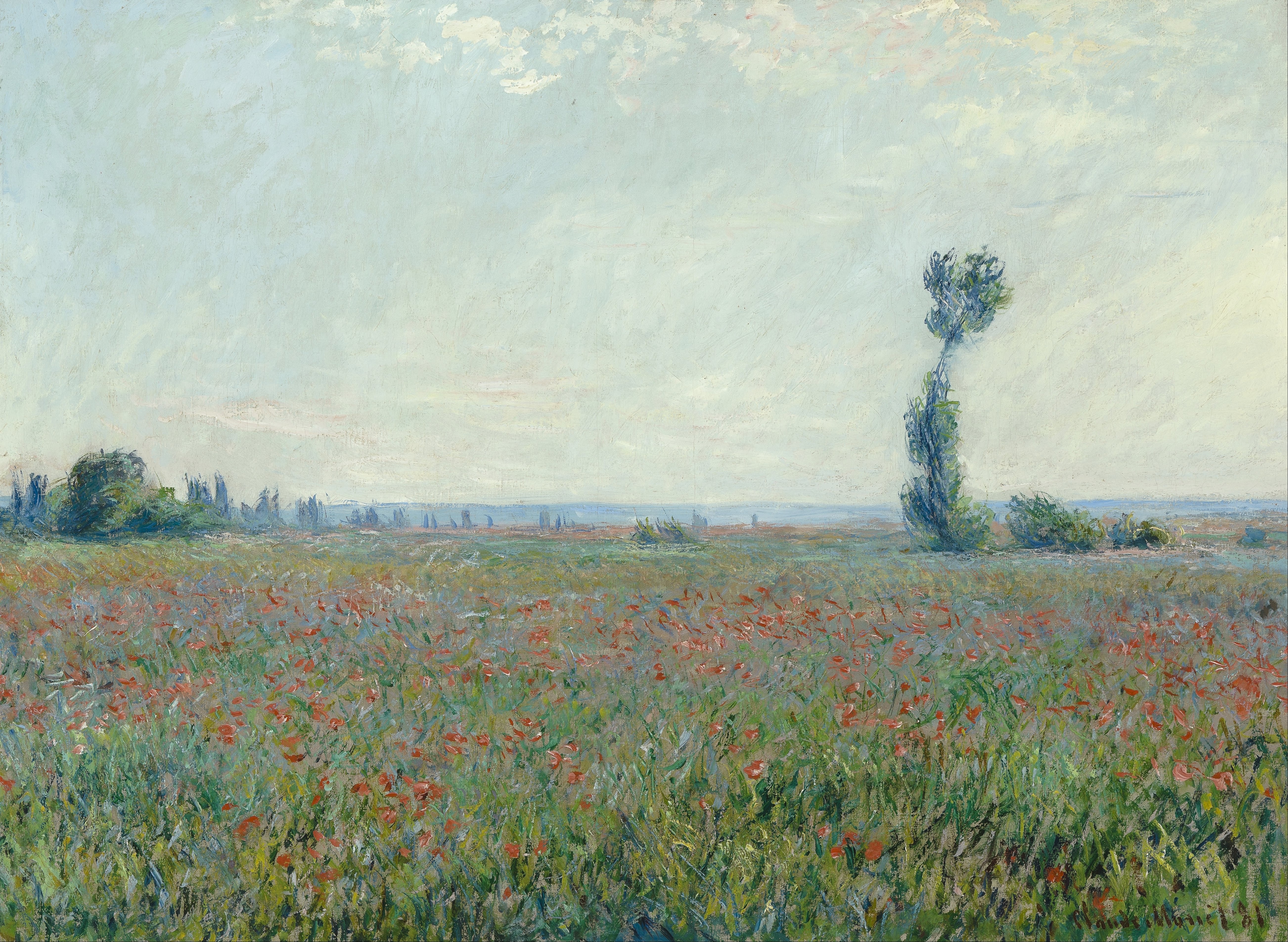 《罂粟田 2》（Poppy Field 2）｜克劳德·莫奈 Claude Monet｜不明