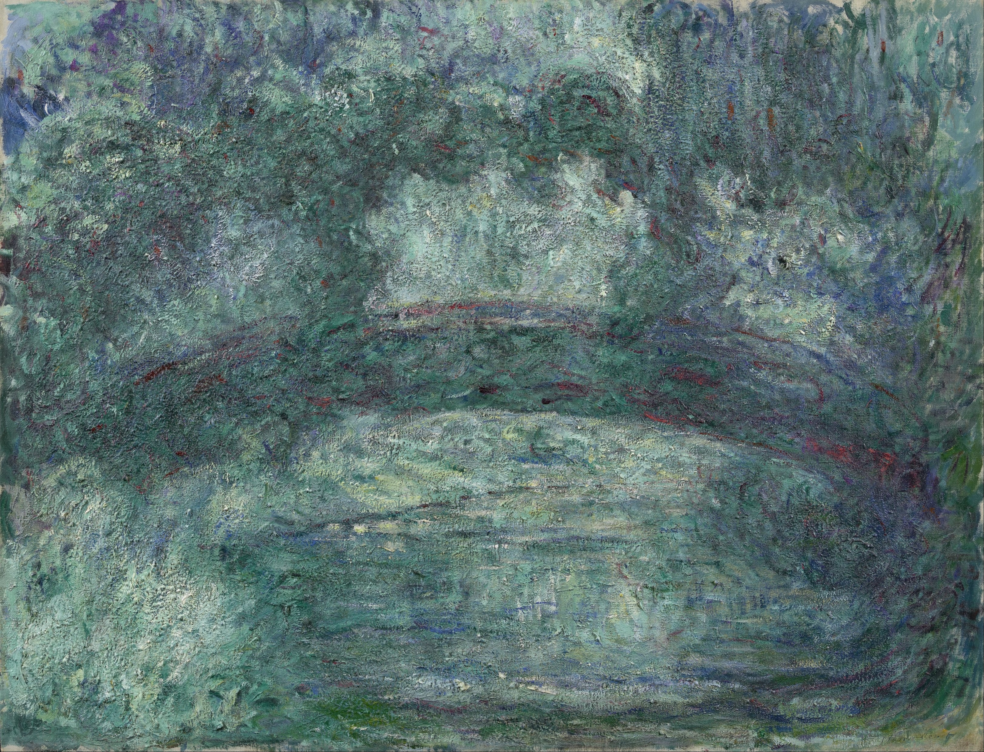 《日本桥》（The Japanese bridge）｜克劳德·莫奈 Claude Monet｜1919–1924
