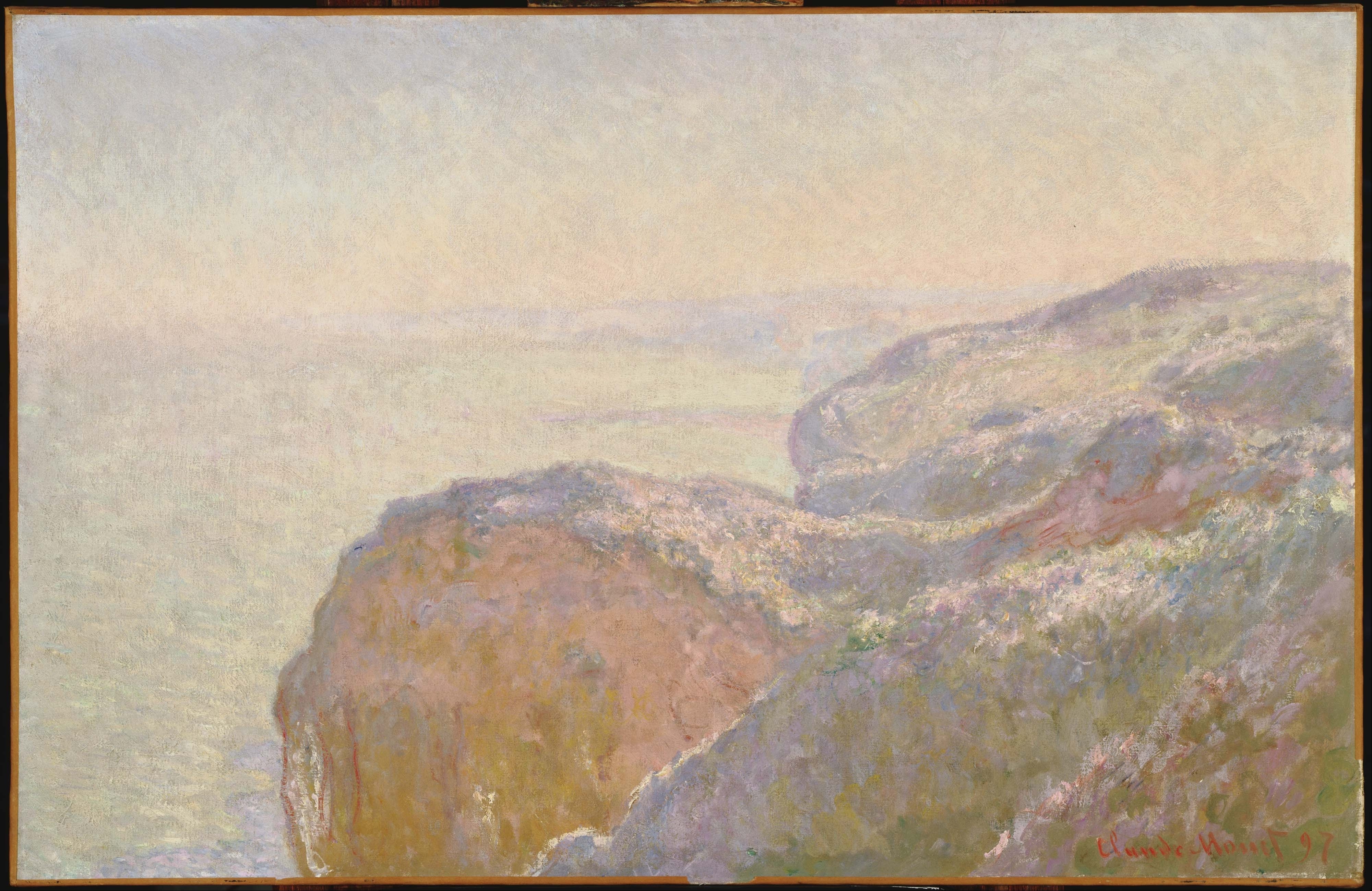 《迪耶普附近的圣尼古拉谷（早晨）》（Val-Saint-Nicolas, near Dieppe (Morning)）｜克劳德·莫奈 Claude Monet｜1897