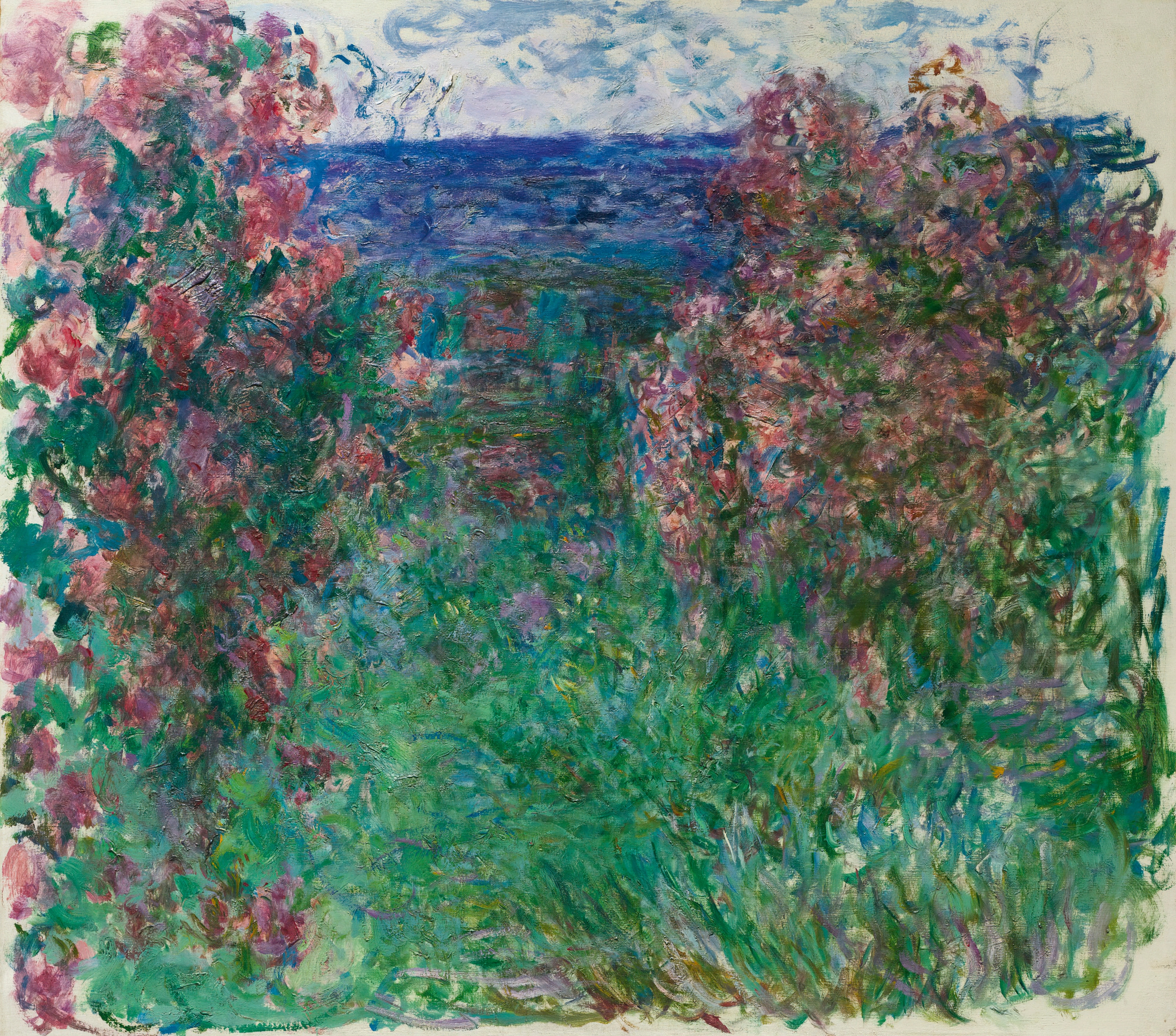 《玫瑰之家》（La Maison Dans Les Roses）｜克劳德·莫奈 Claude Monet｜不明