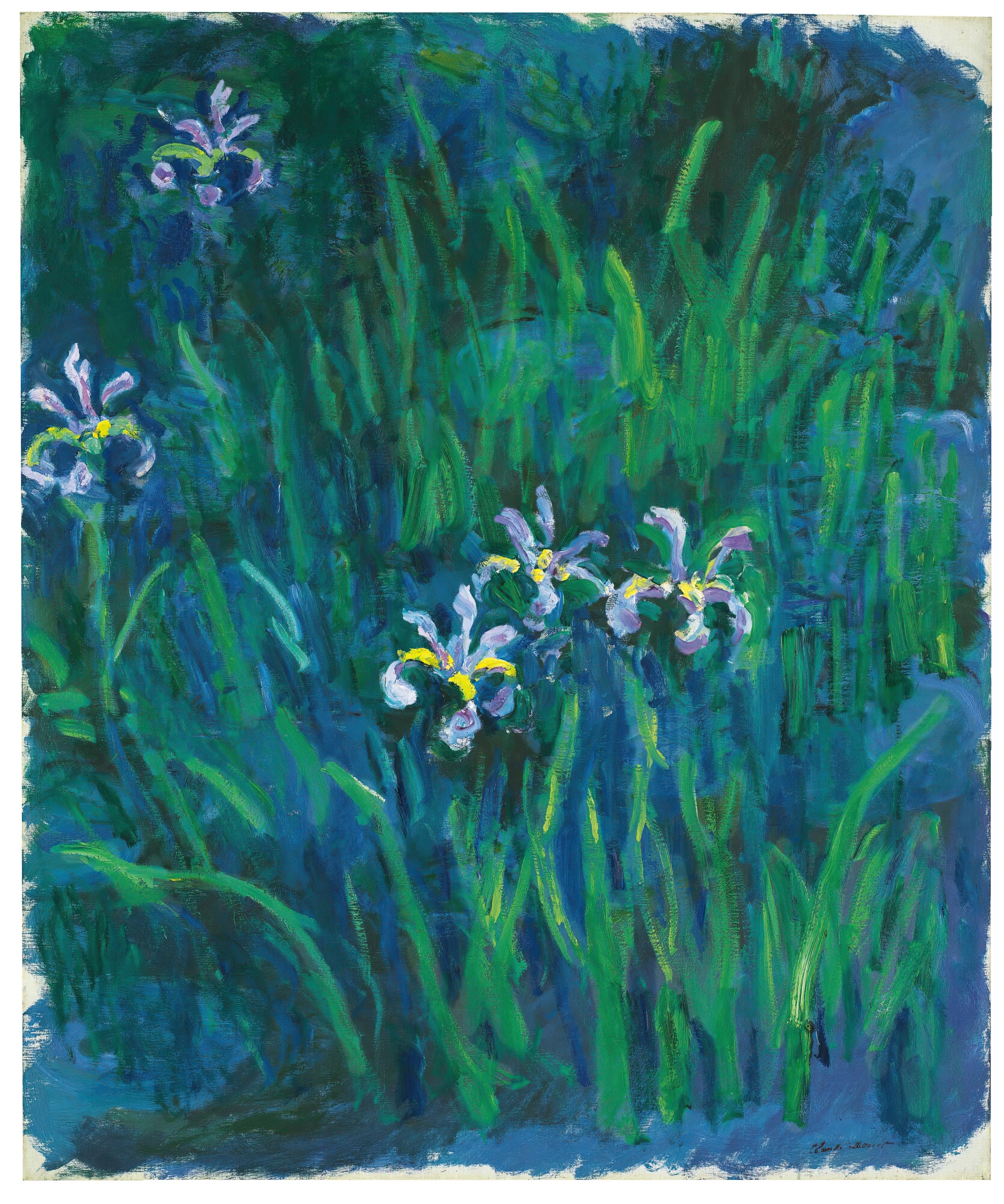 《鸢尾花》（Iris）｜克劳德·莫奈 Claude Monet｜不明