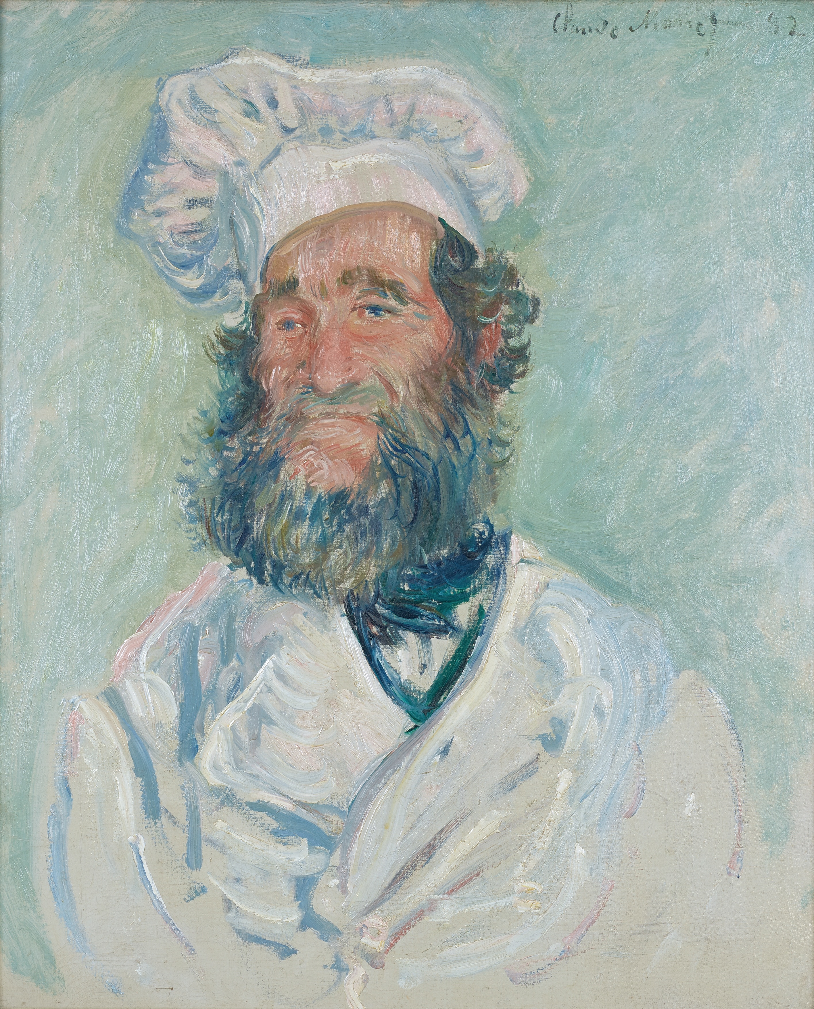 《厨师保罗先生（保罗大叔）》（Der Koch (Le Père Paul) Monsieur Paul）｜克劳德·莫奈 Claude Monet｜1882
