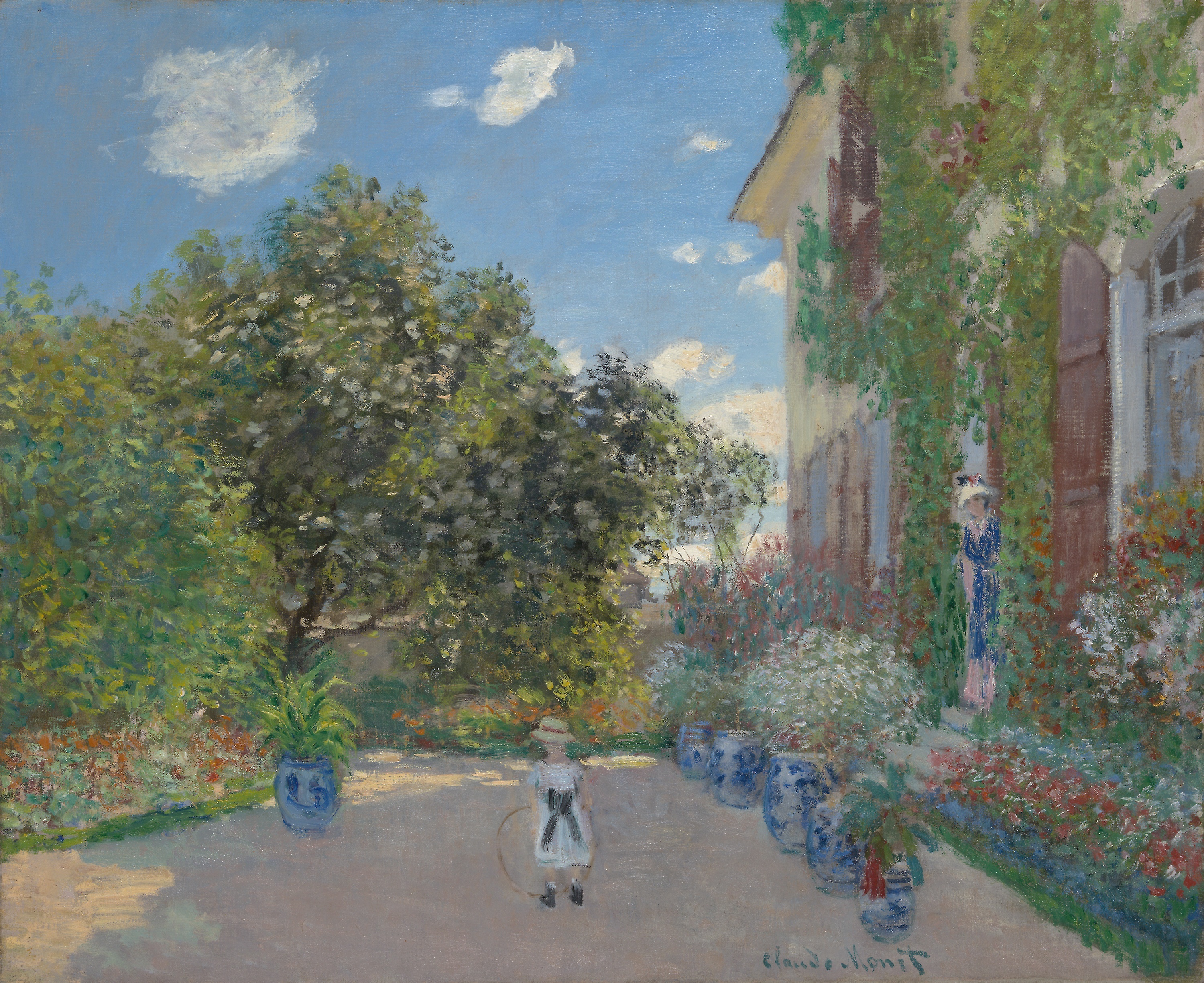 《阿让特伊的艺术家之家》（The Artist’s House at Argenteuil）｜克劳德·莫奈 Claude Monet｜1873