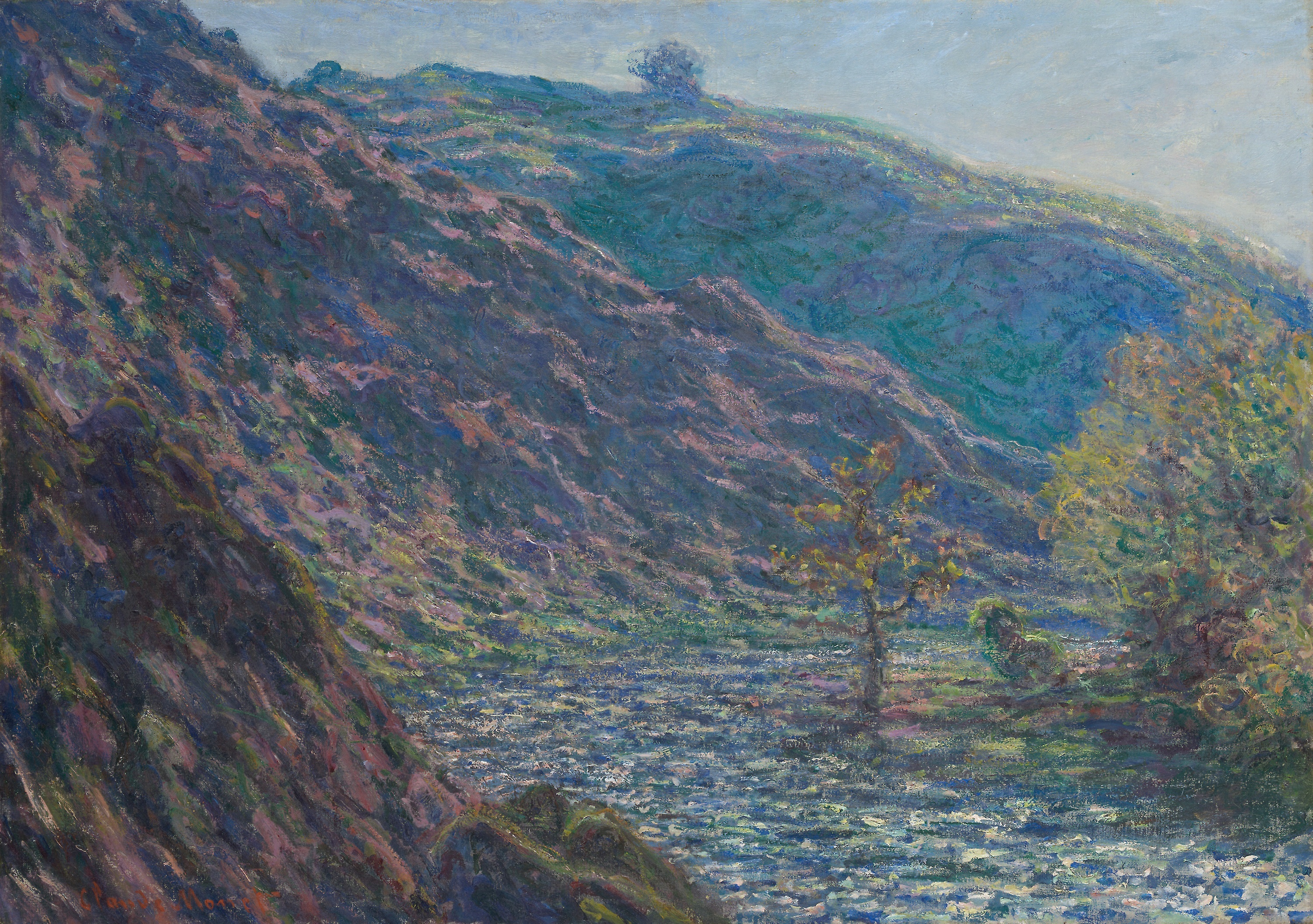 《小克勒兹河》（The Petite Creuse River）｜克劳德·莫奈 Claude Monet｜1889