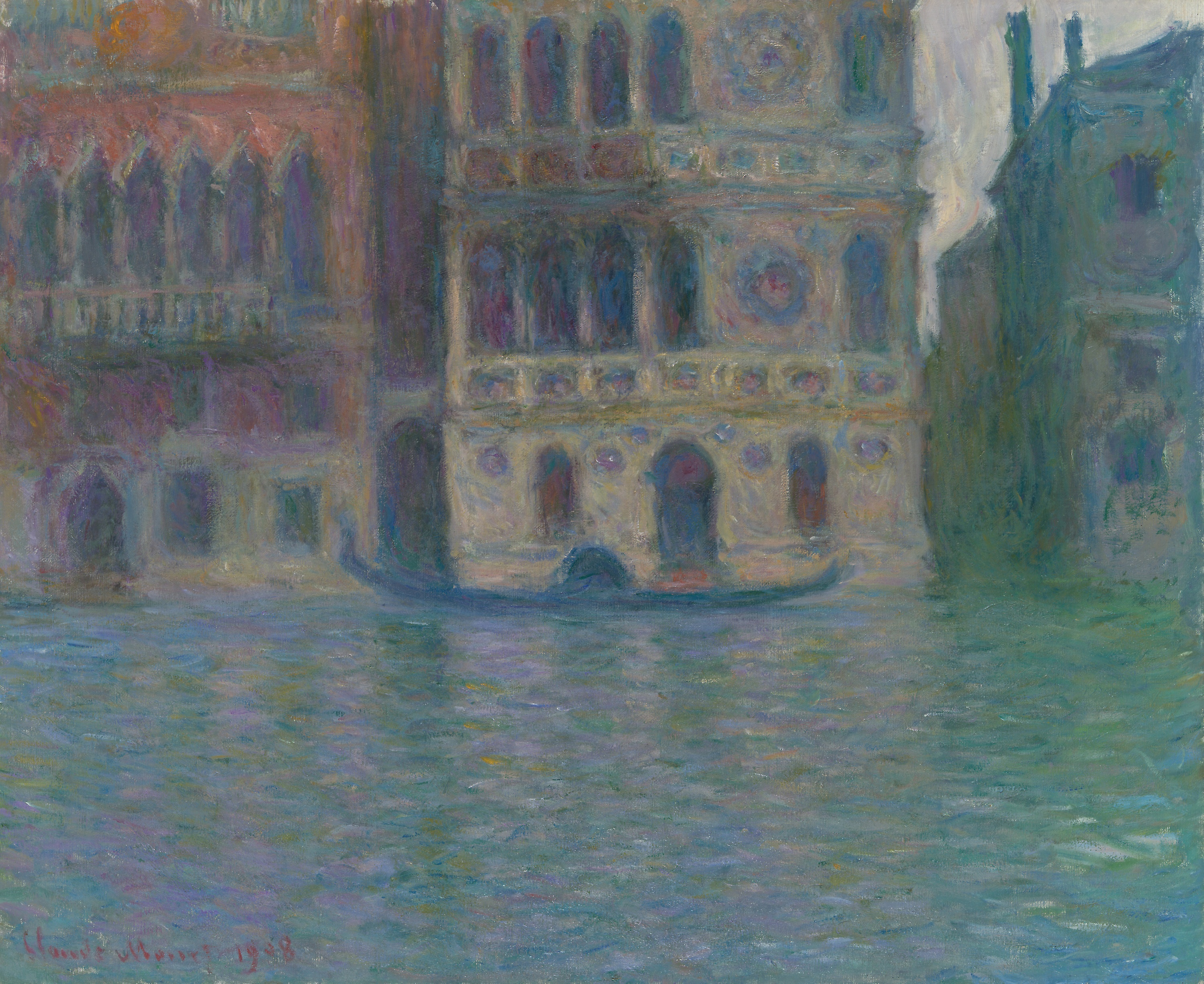 《威尼斯，达里奥宫》（Venice, Palazzo Dario）｜克劳德·莫奈 Claude Monet｜1908