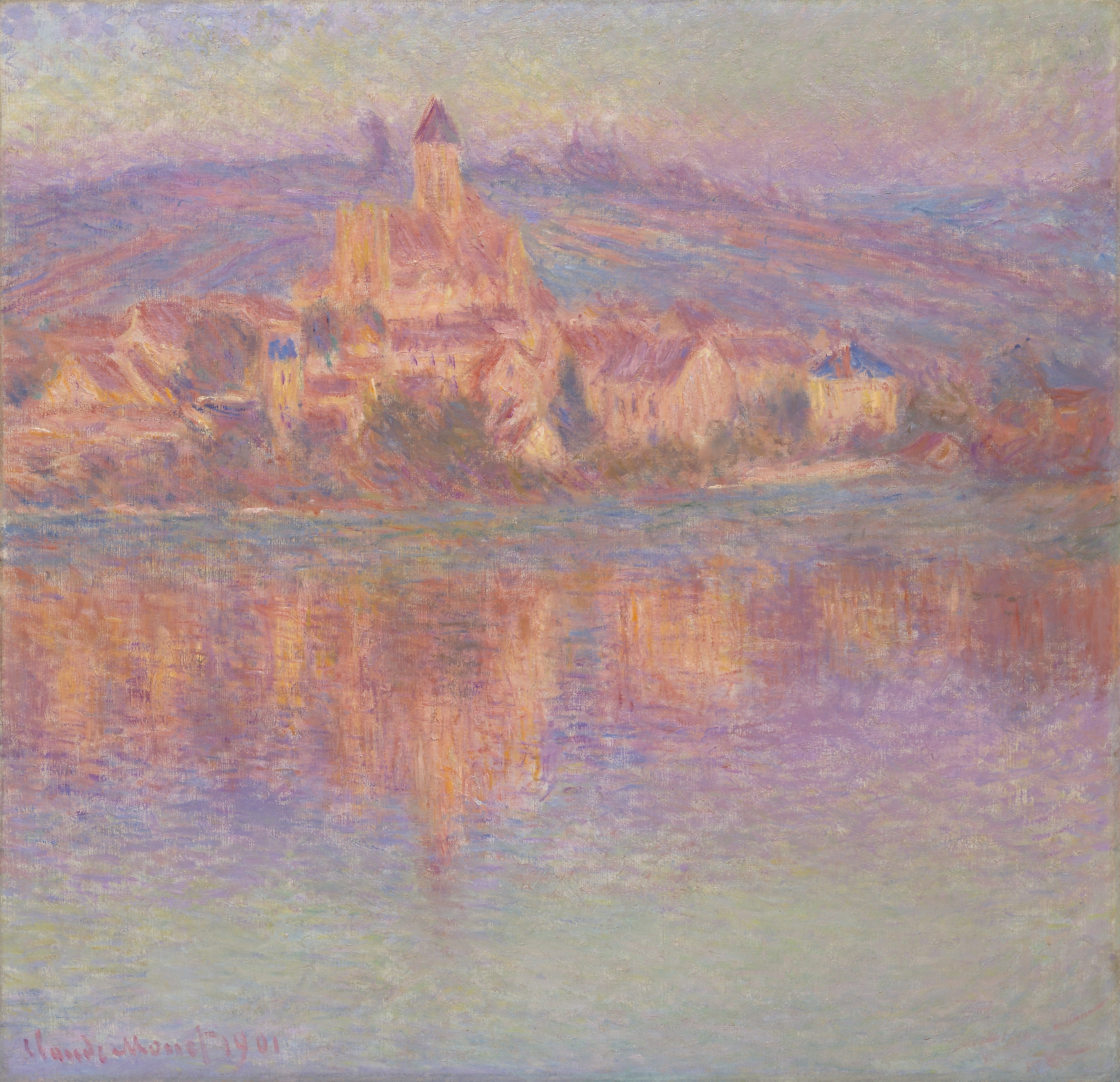 《韦特伊》（Vétheuil）｜克劳德·莫奈 Claude Monet｜1901