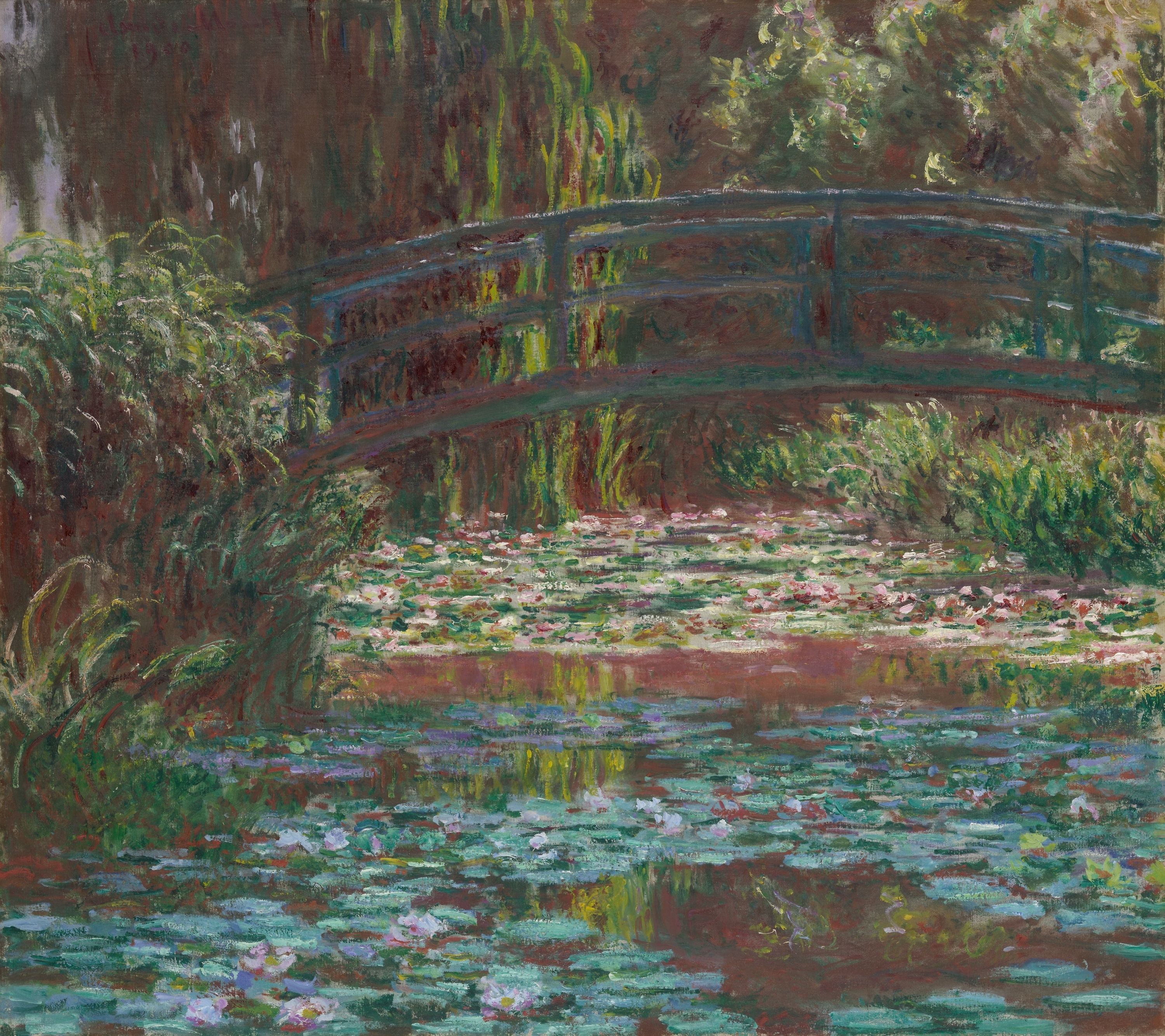 《睡莲池》（Water Lily Pond）｜克劳德·莫奈 Claude Monet｜1900