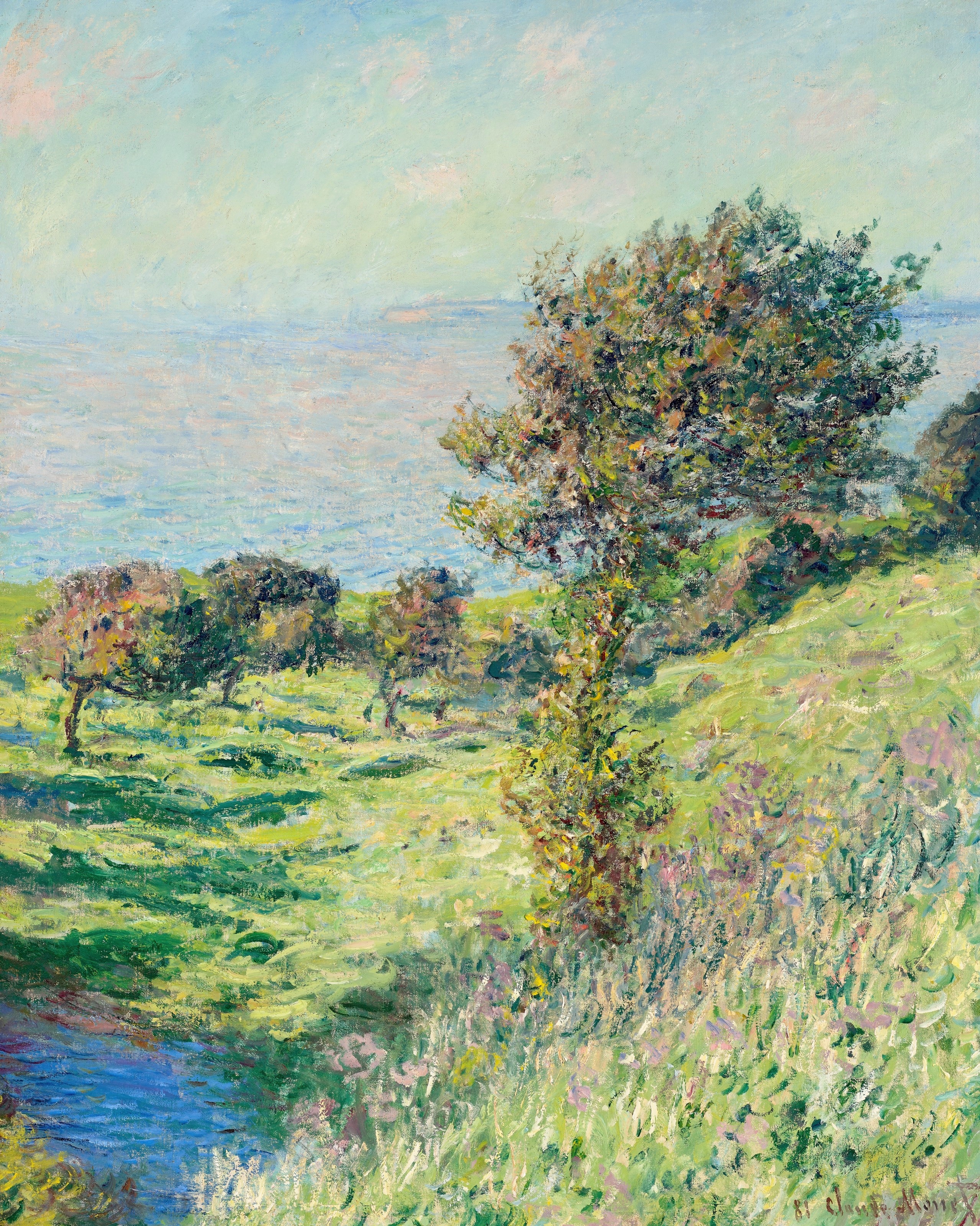 《大风》（Coup de vent）｜克劳德·莫奈 Claude Monet｜1881