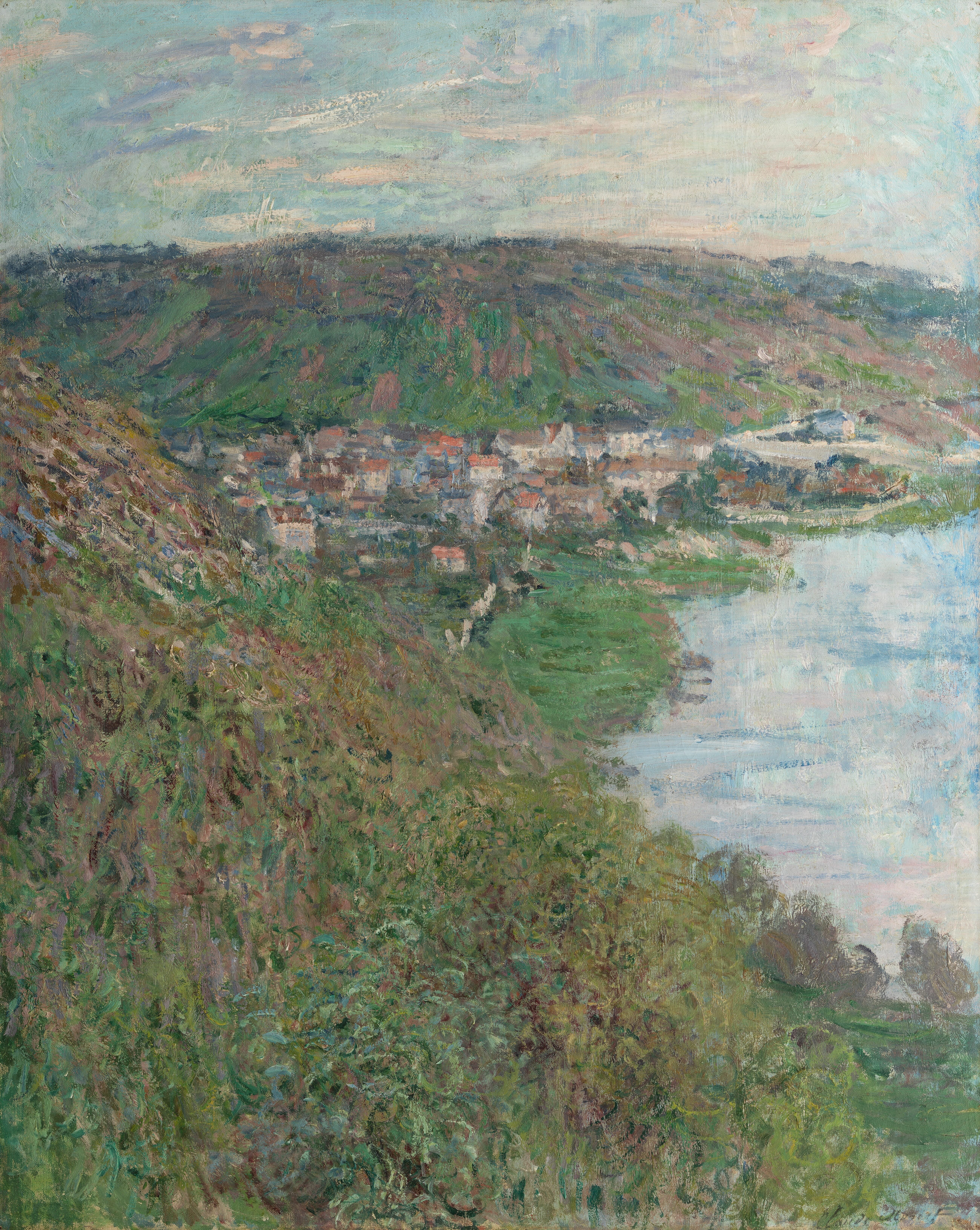 《韦特伊景观》（View of Vétheuil）｜克劳德·莫奈 Claude Monet｜1880