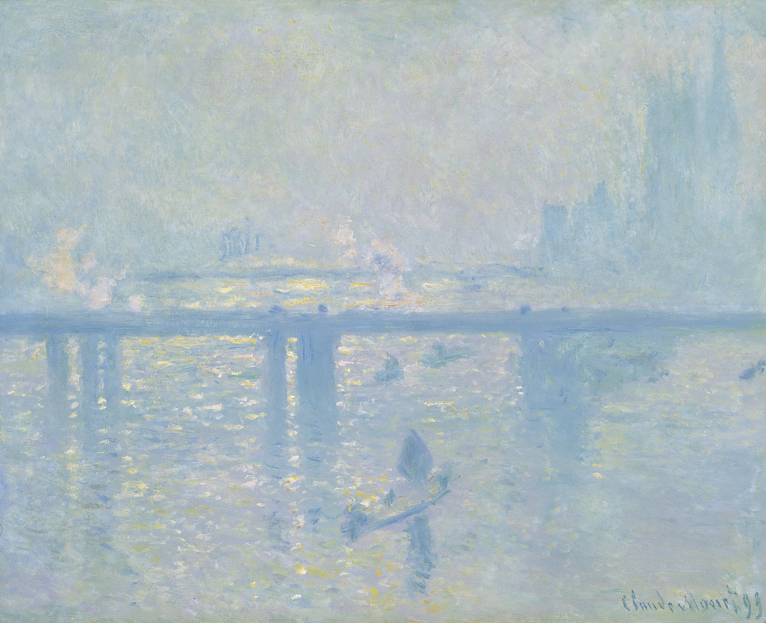 《查令十字桥》（Charing Cross Bridge）｜克劳德·莫奈 Claude Monet｜1899