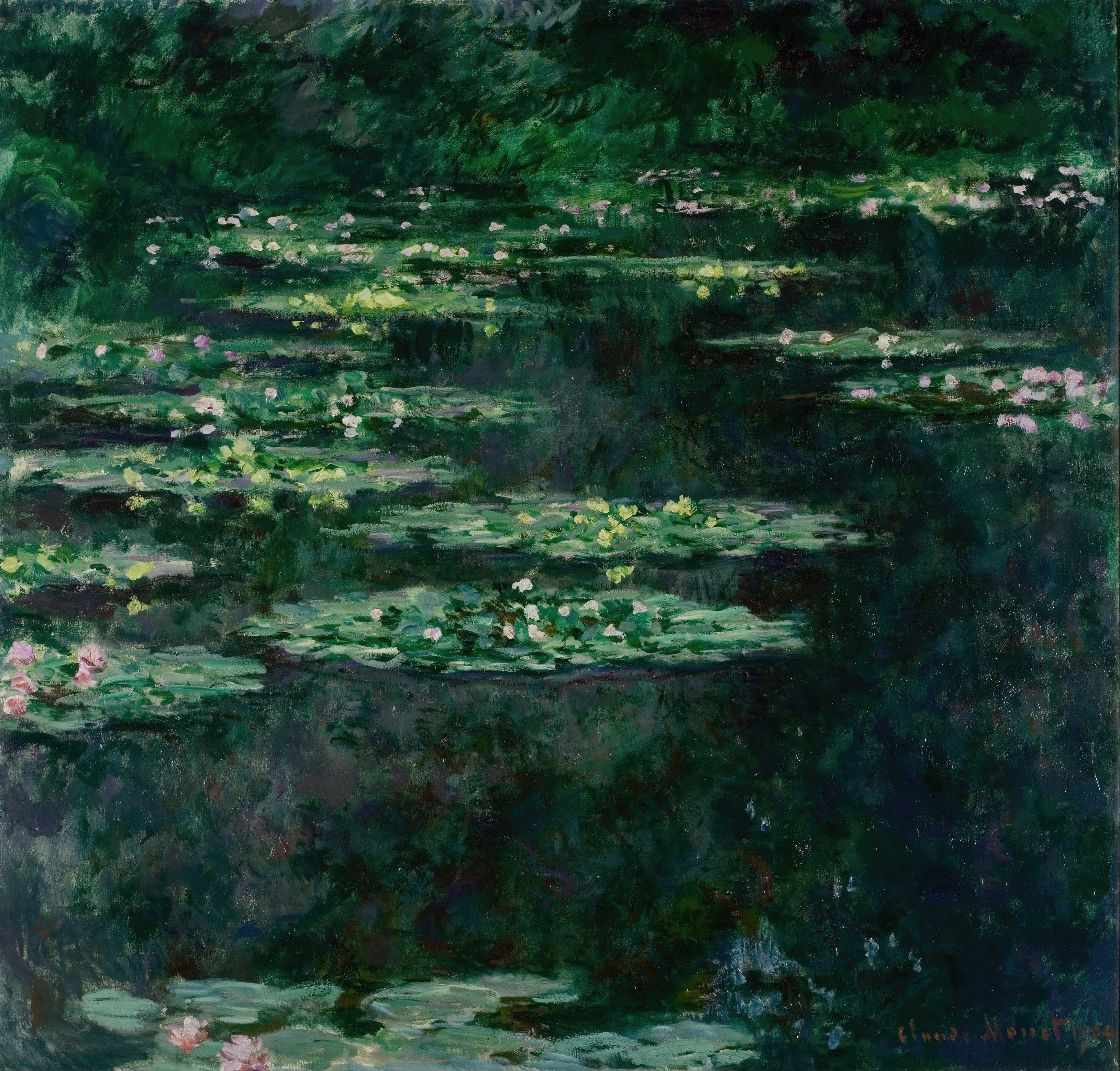 《睡莲》（Waterlilies）｜克劳德·莫奈 Claude Monet｜1904