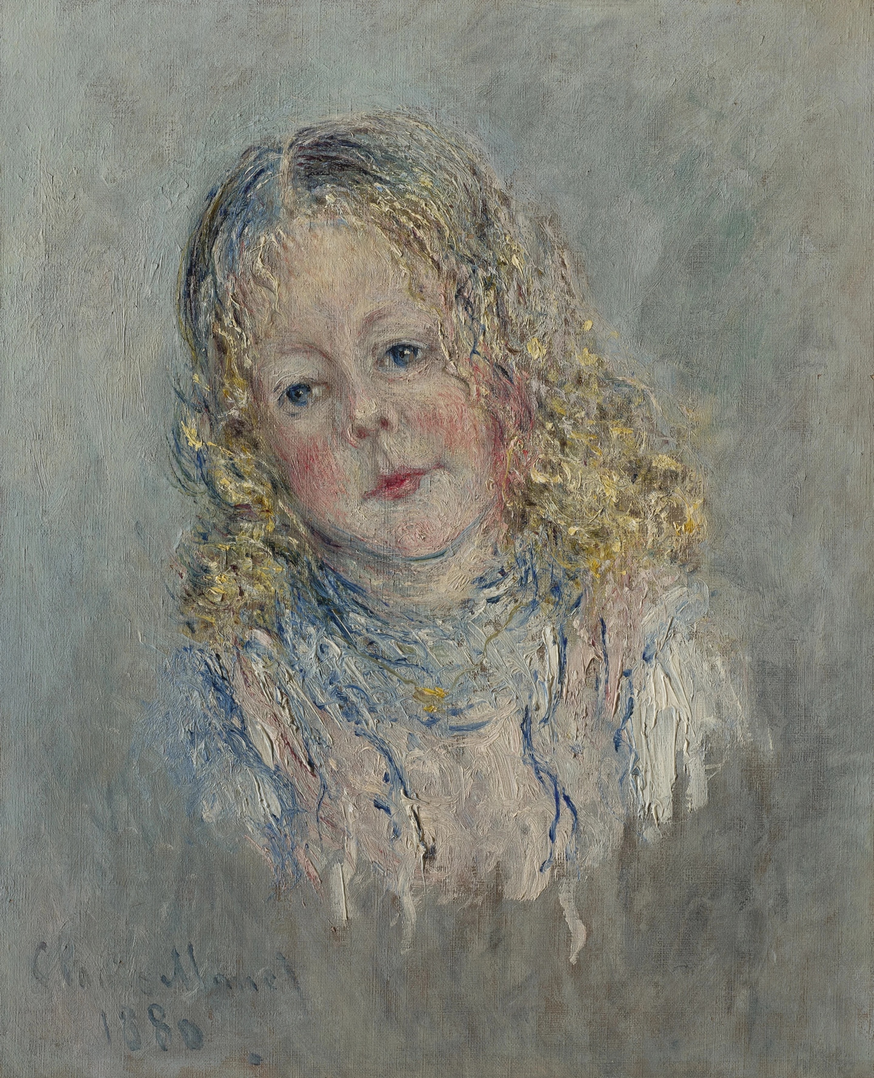 《安德烈·劳夫雷的肖像》（Portrait d’André Lauvray）｜克劳德·莫奈 Claude Monet｜1880
