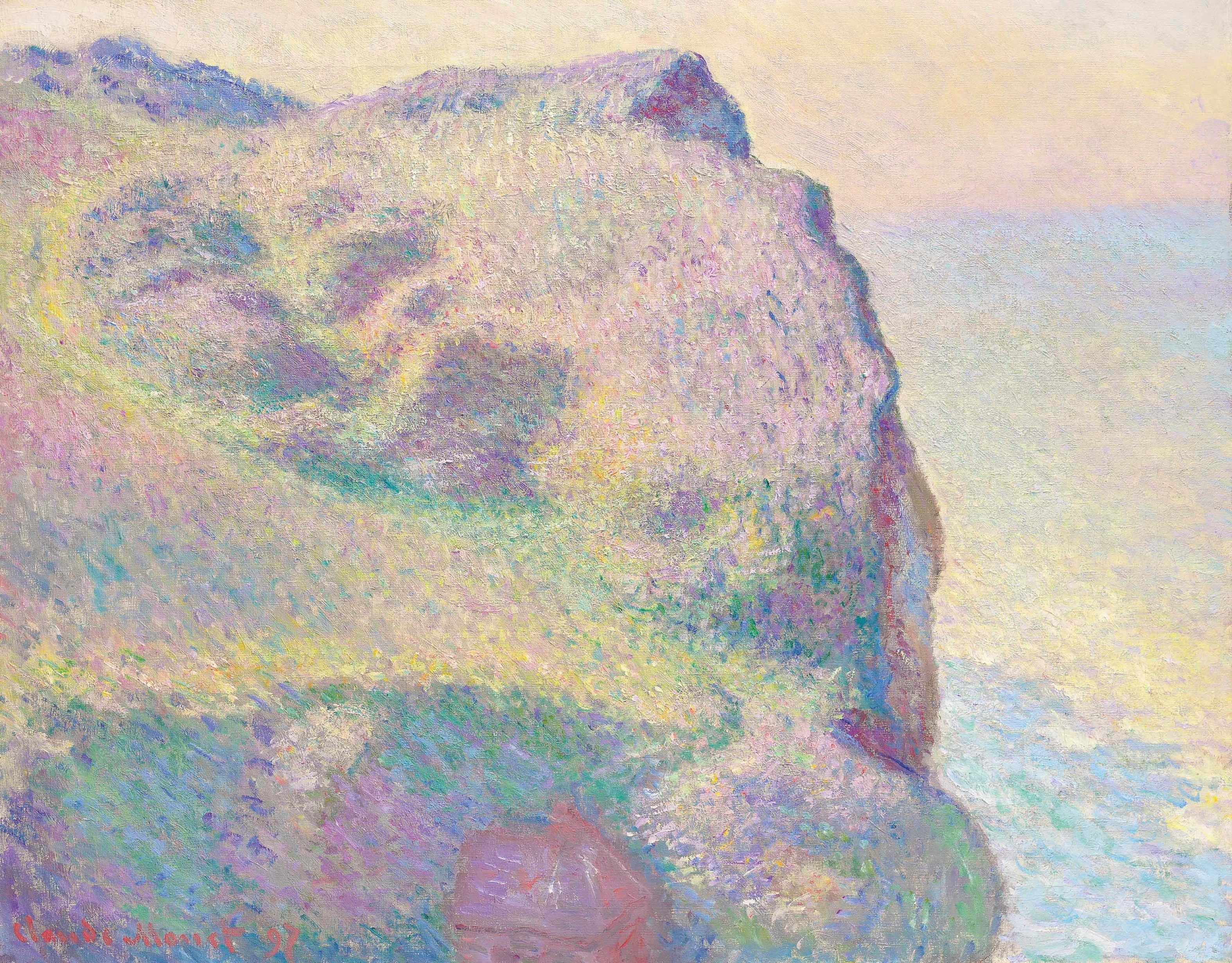 《小艾利角》（La Pointe du Petit Ailly）｜克劳德·莫奈 Claude Monet｜1897