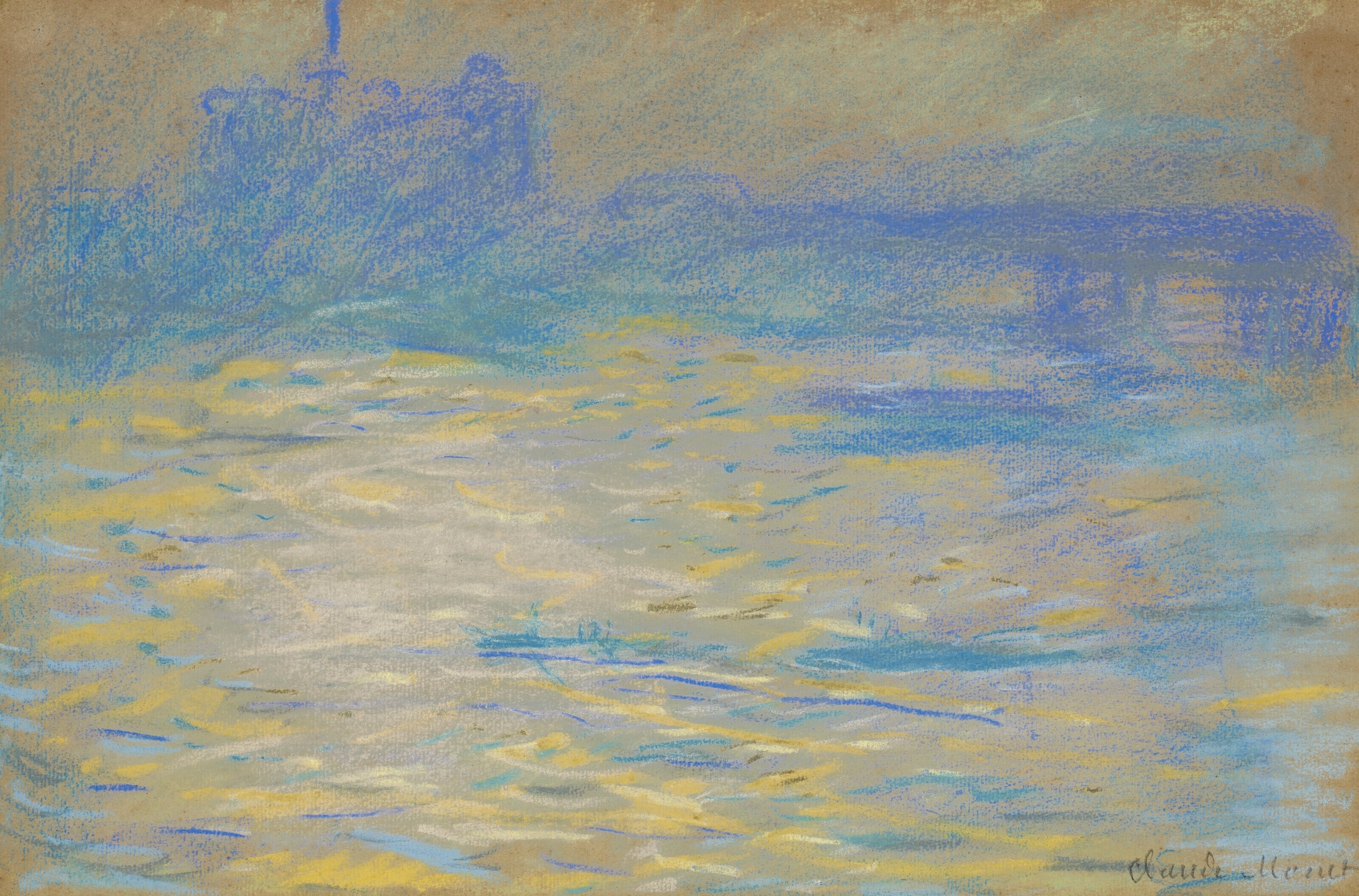 《泰晤士河》（La Tamise）｜克劳德·莫奈 Claude Monet｜1901