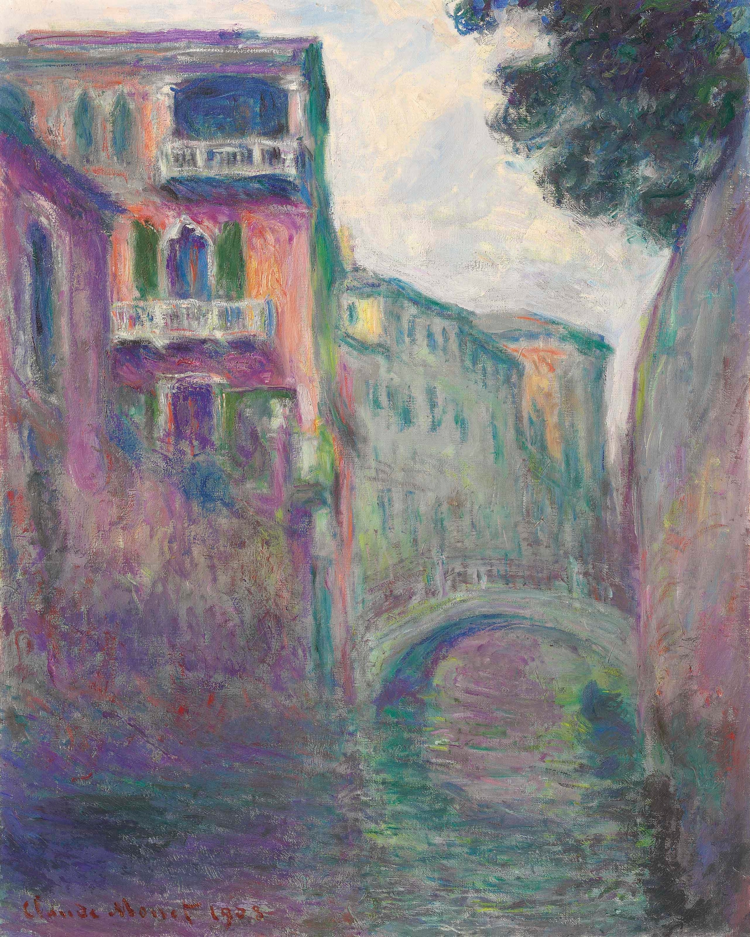 《致敬里约热内卢》（Le Rio de la Salute）｜克劳德·莫奈 Claude Monet｜1908