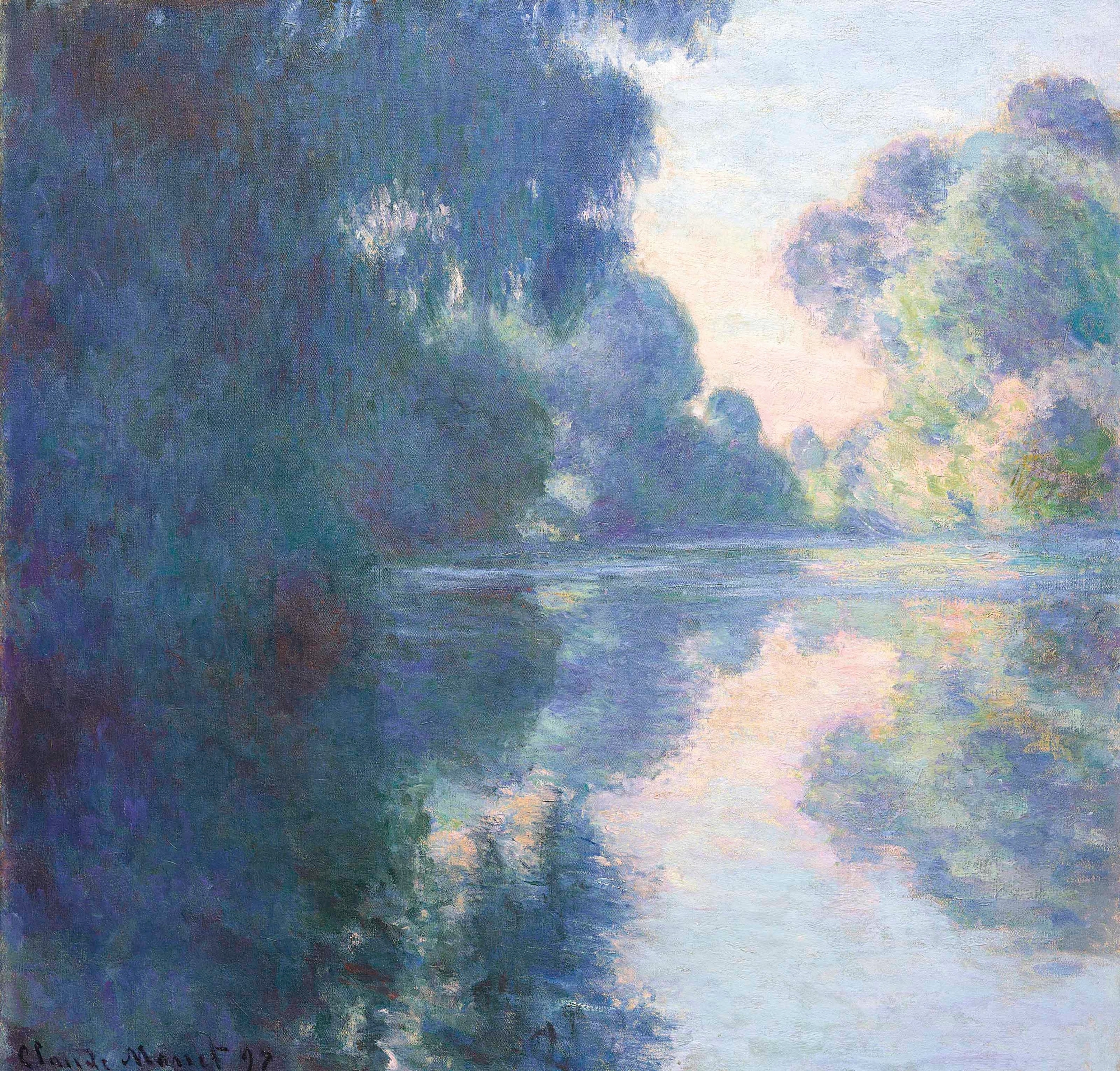 《塞纳河的早晨》（Matinée sur la Seine）｜克劳德·莫奈 Claude Monet｜1897