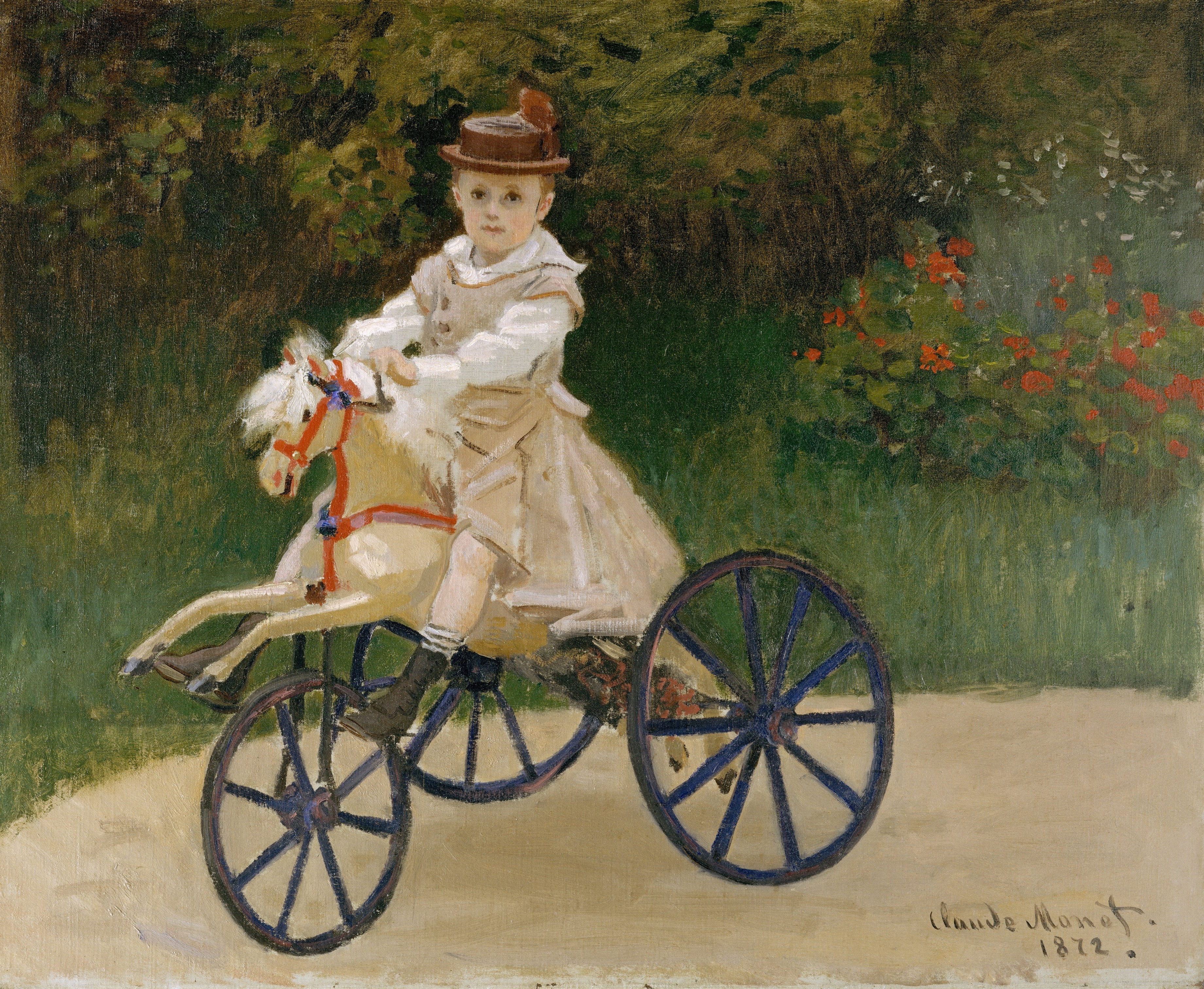 《让·莫奈》（Jean Monet）｜克劳德·莫奈 Claude Monet｜1872