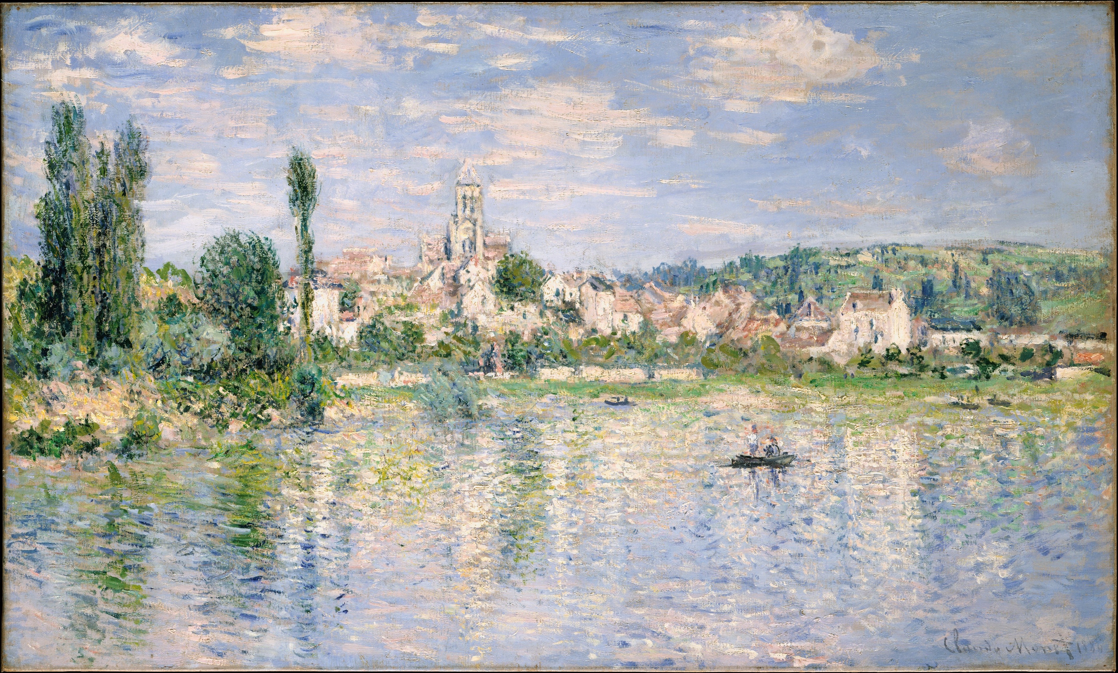《夏季的韦特伊》（Vétheuil in Summer）｜克劳德·莫奈 Claude Monet｜1880