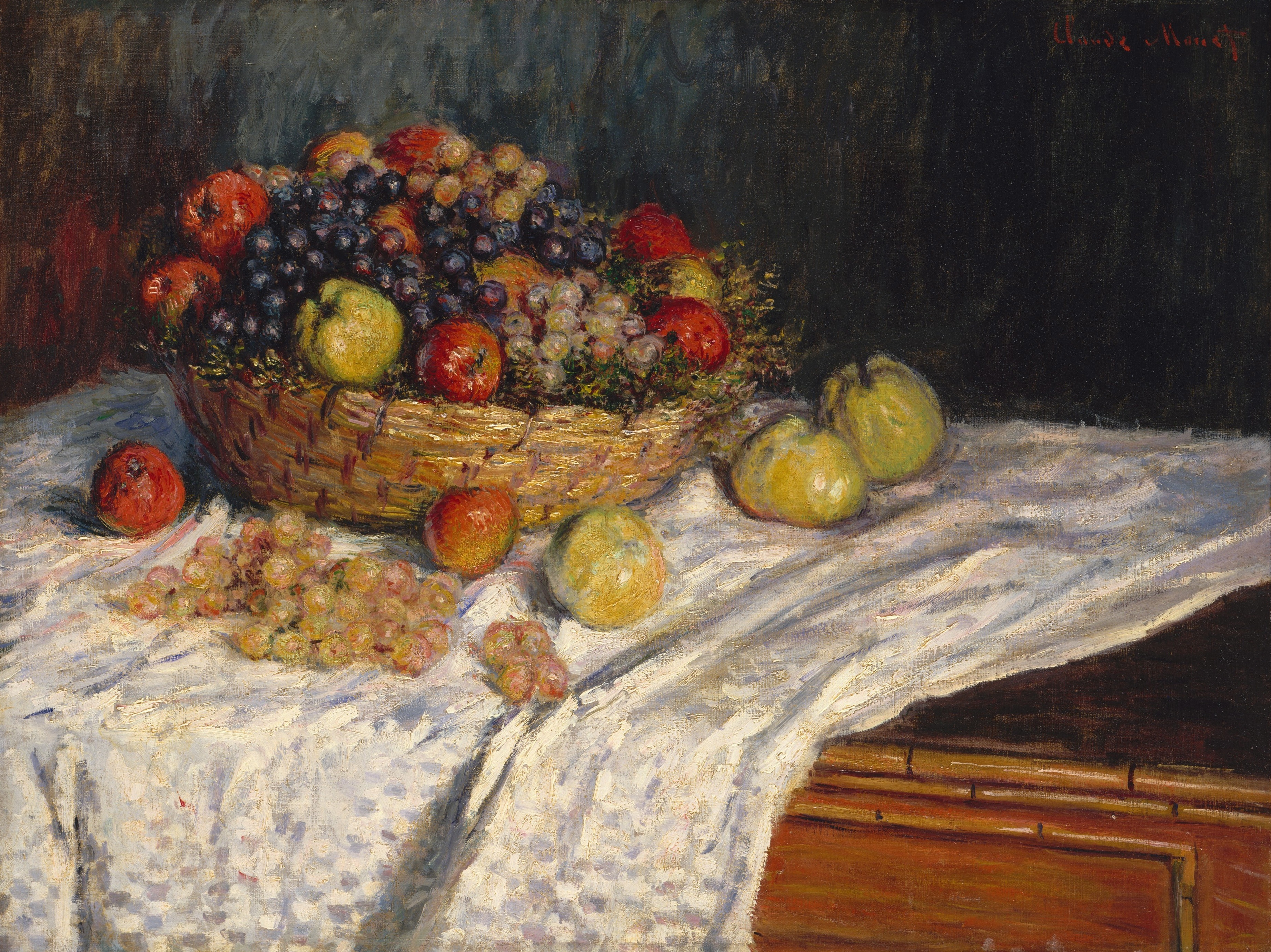 《苹果和葡萄》（Apples and Grapes）｜克劳德·莫奈 Claude Monet｜1879–1880