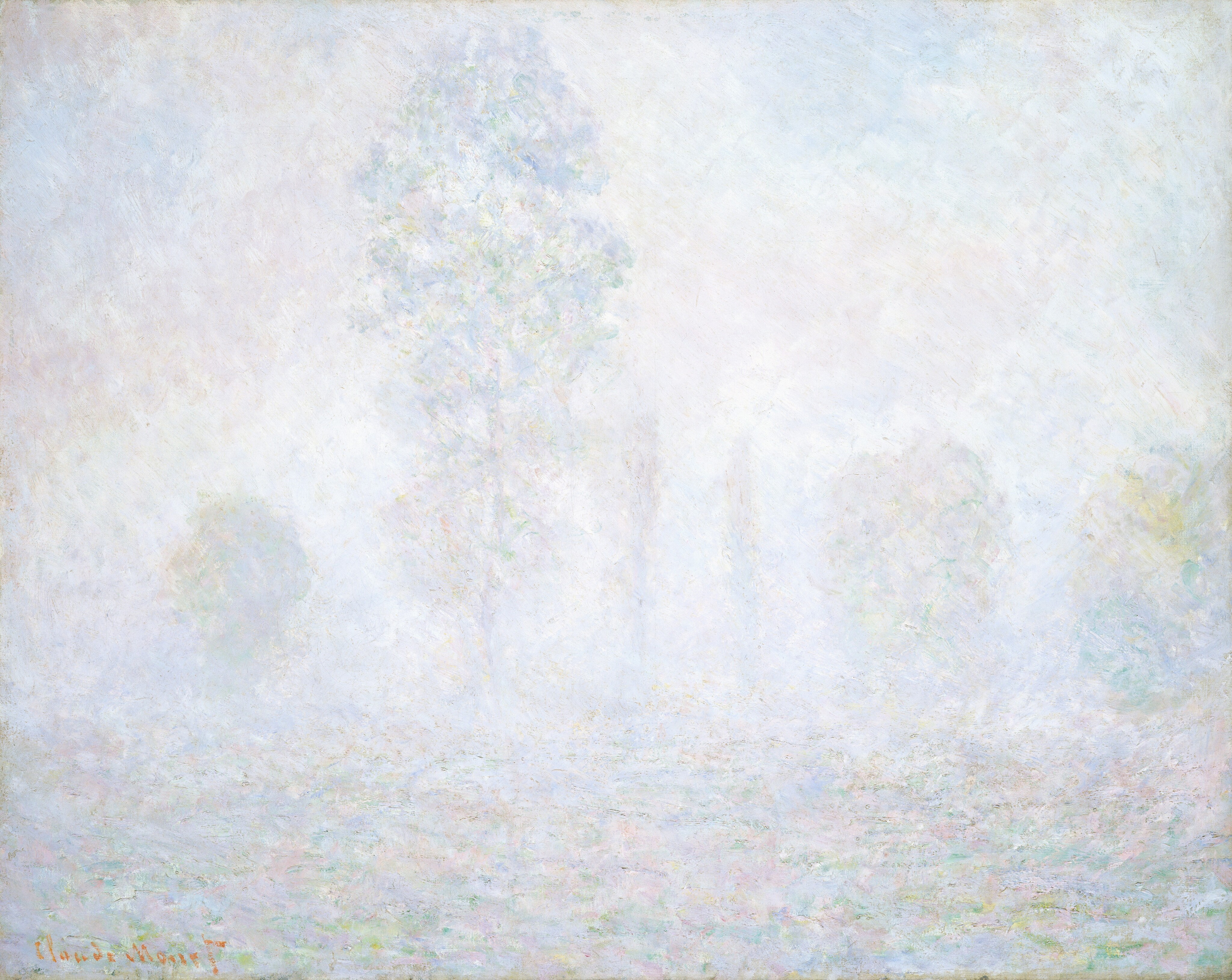 《晨雾》（Morning Haze）｜克劳德·莫奈 Claude Monet｜1888
