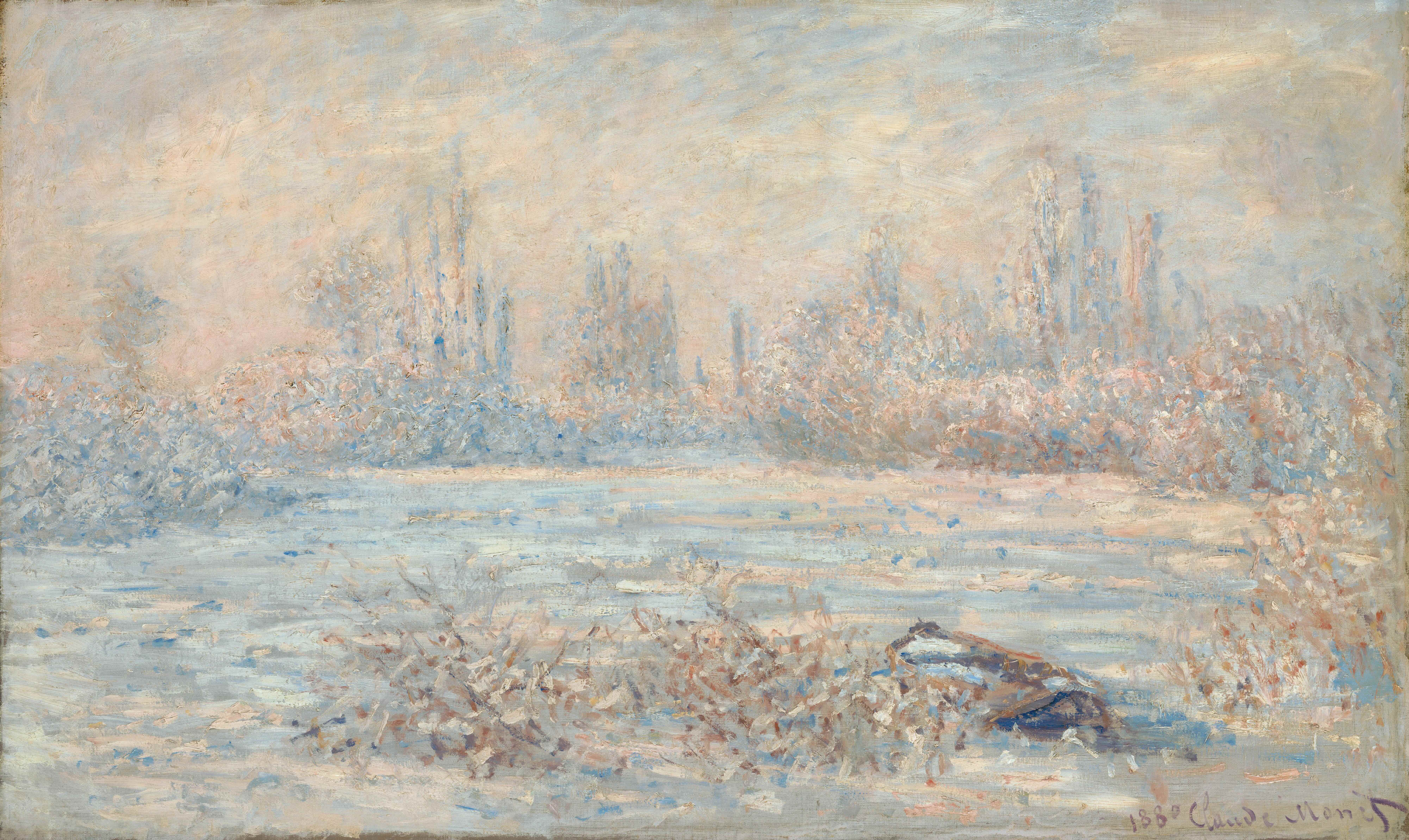 《霜》（Le Givre）｜克劳德·莫奈 Claude Monet｜1880