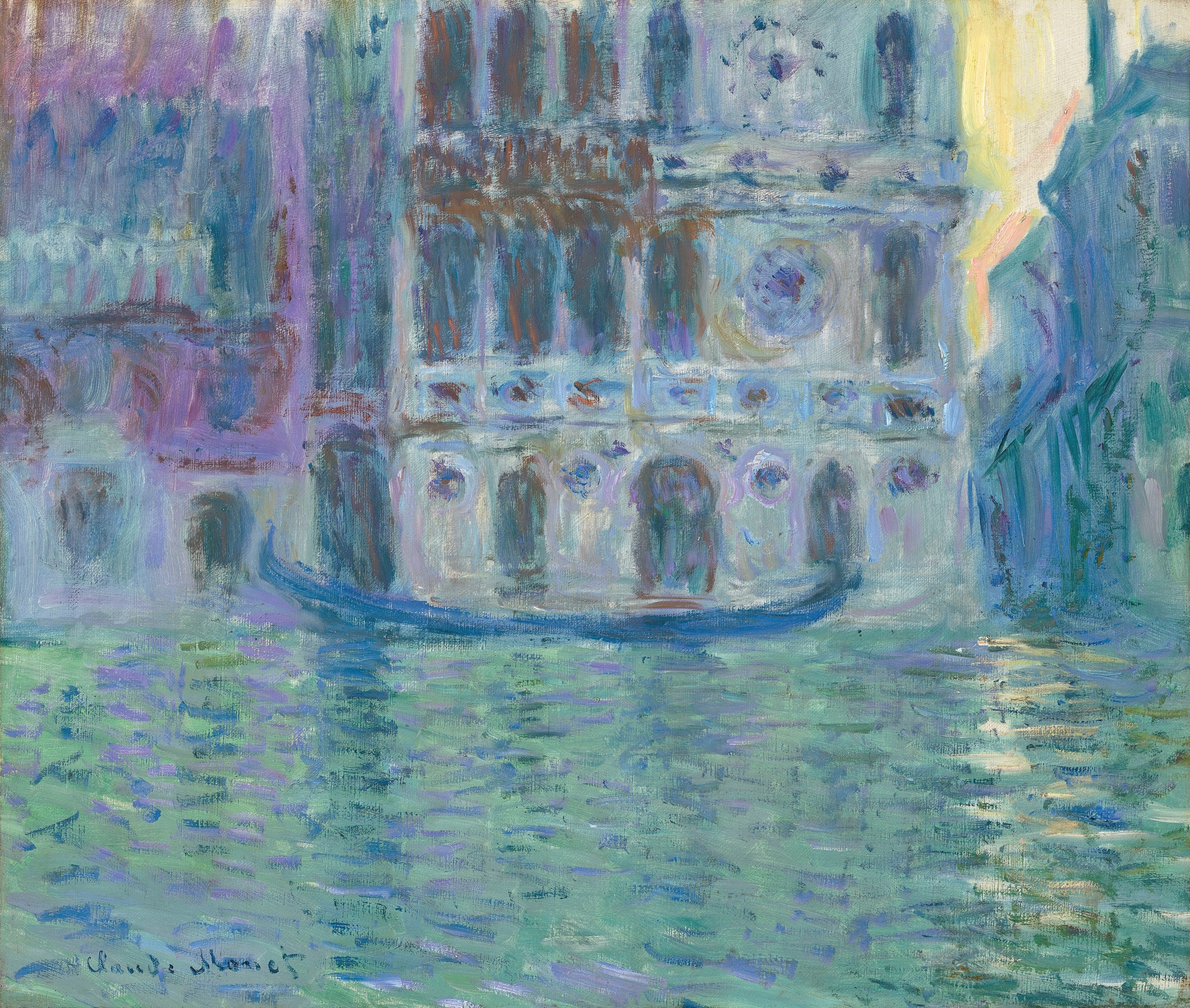 《达里奥宫》（Le Palais Dario）｜克劳德·莫奈 Claude Monet｜1908