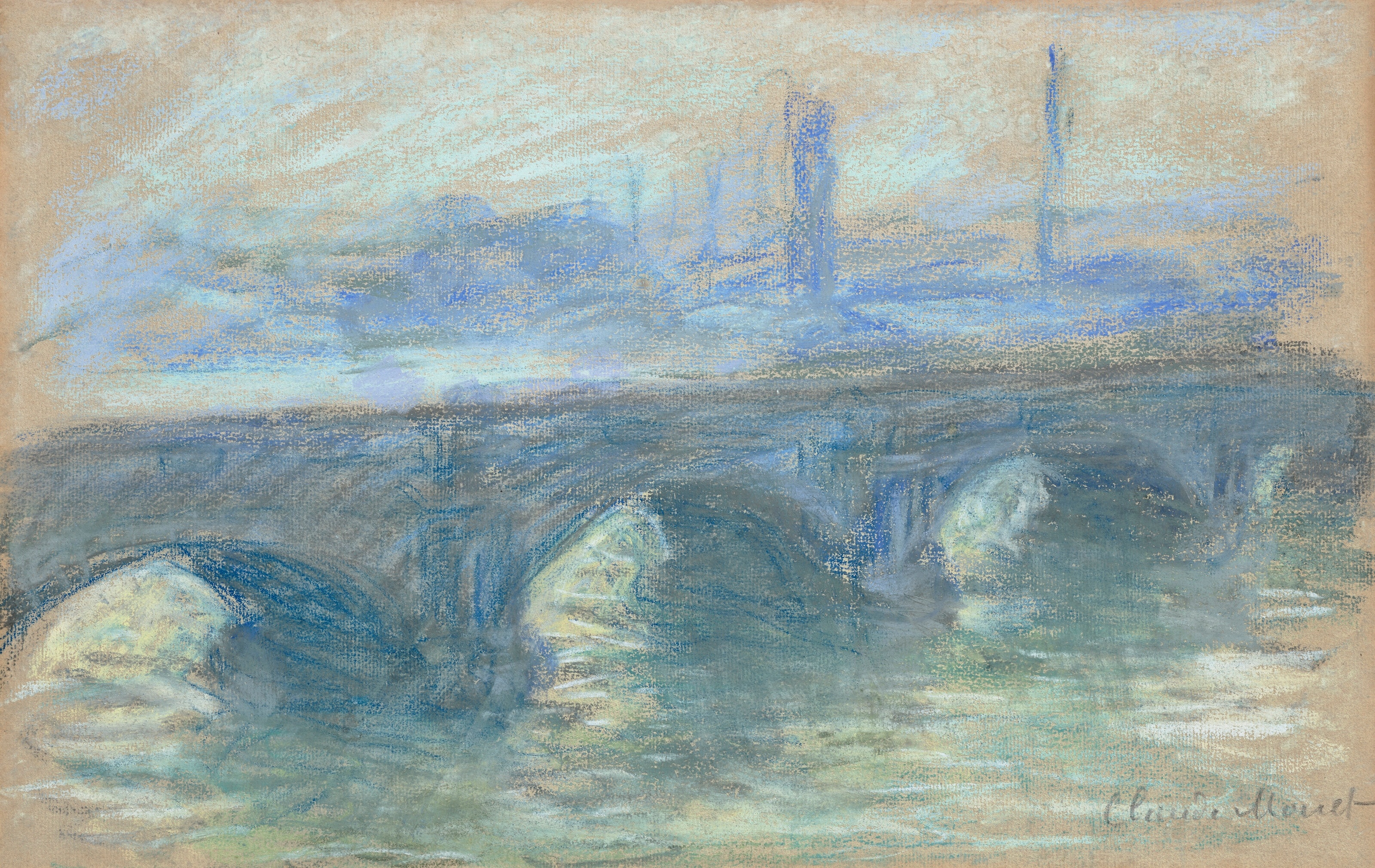《滑铁卢桥》（Waterloo Bridge）｜克劳德·莫奈 Claude Monet｜1901