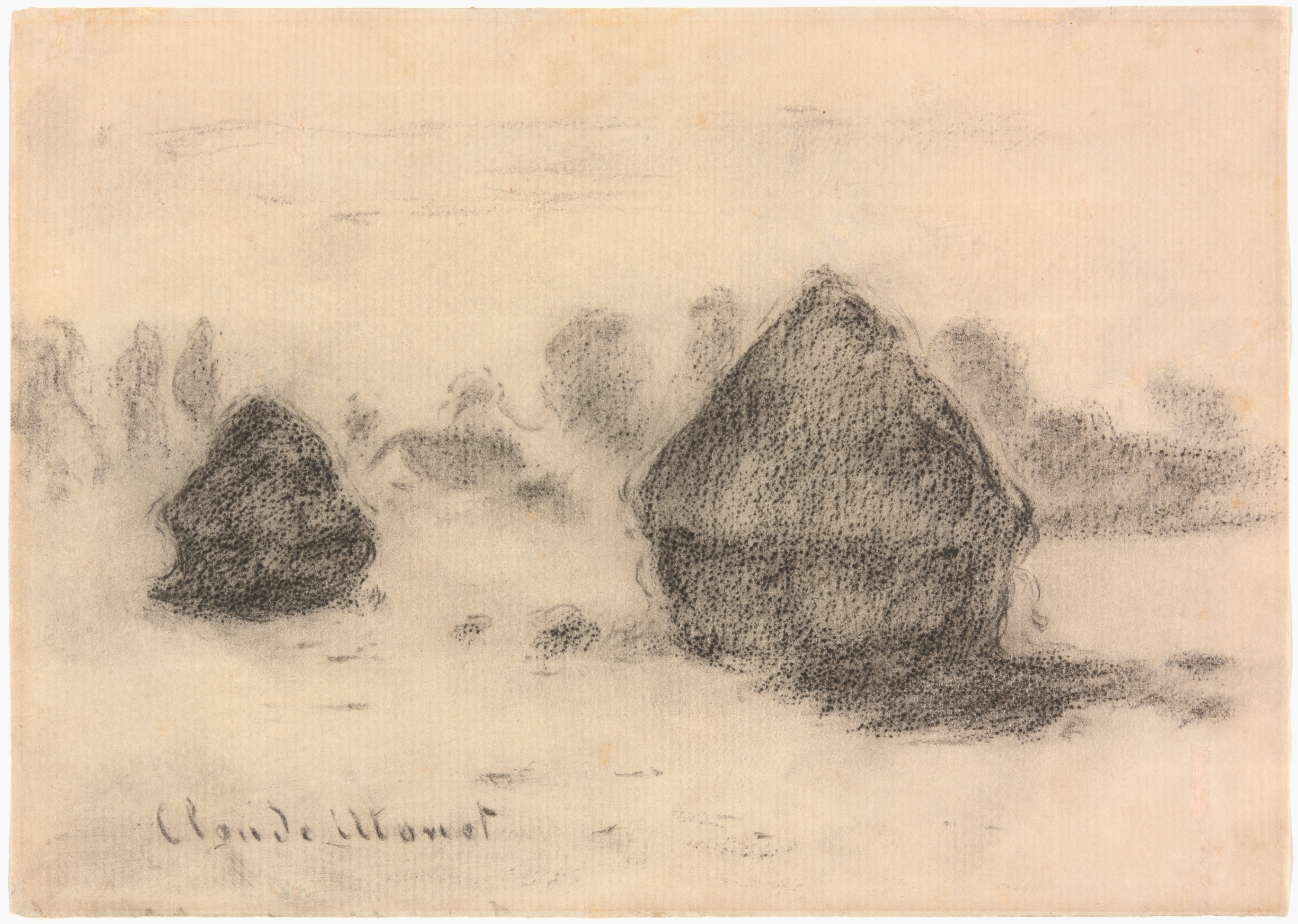 《干草堆》（Stacks of Wheat）｜克劳德·莫奈 Claude Monet｜1891
