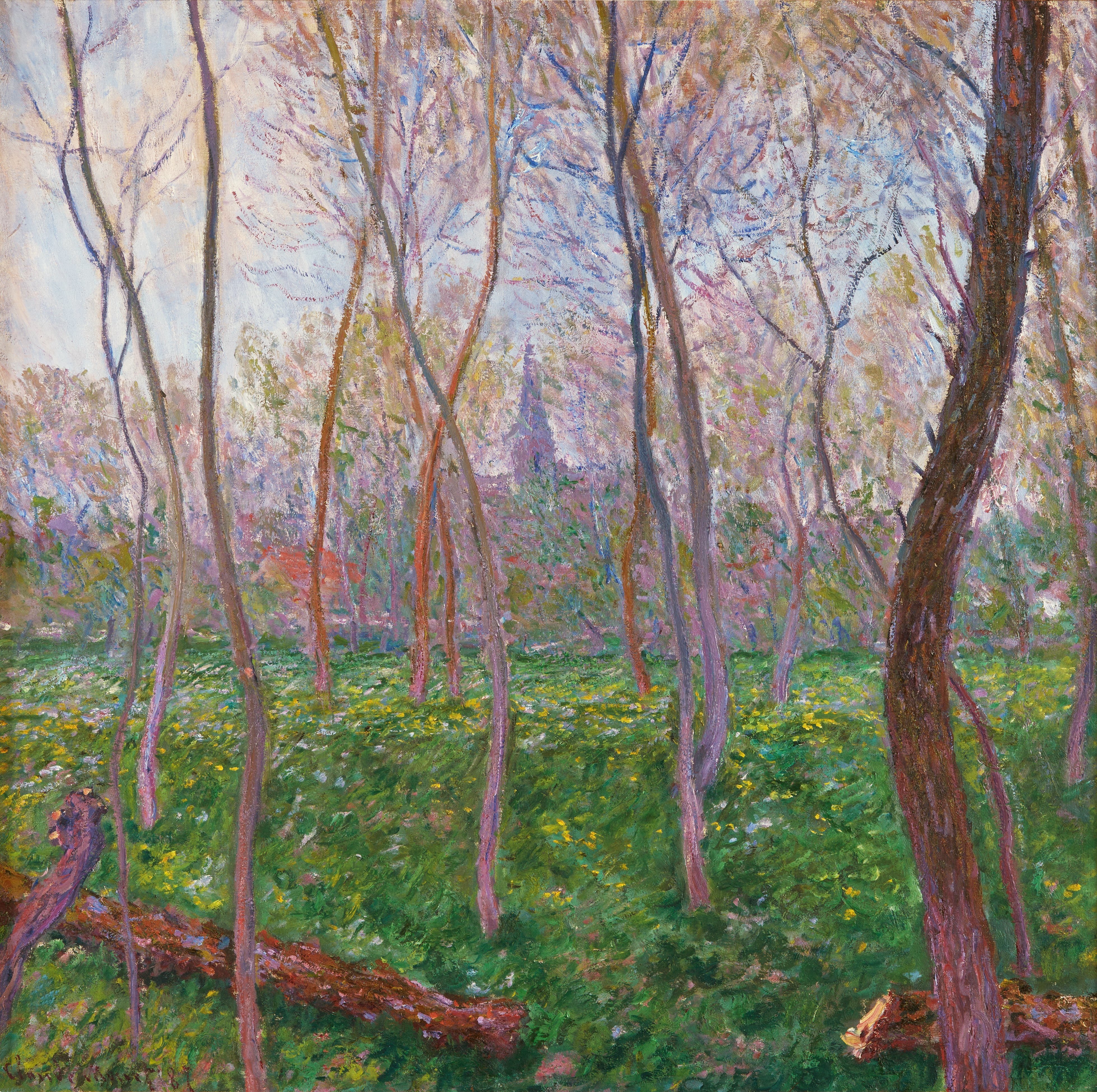 《贝内古》（Bennecourt）｜克劳德·莫奈 Claude Monet｜1887
