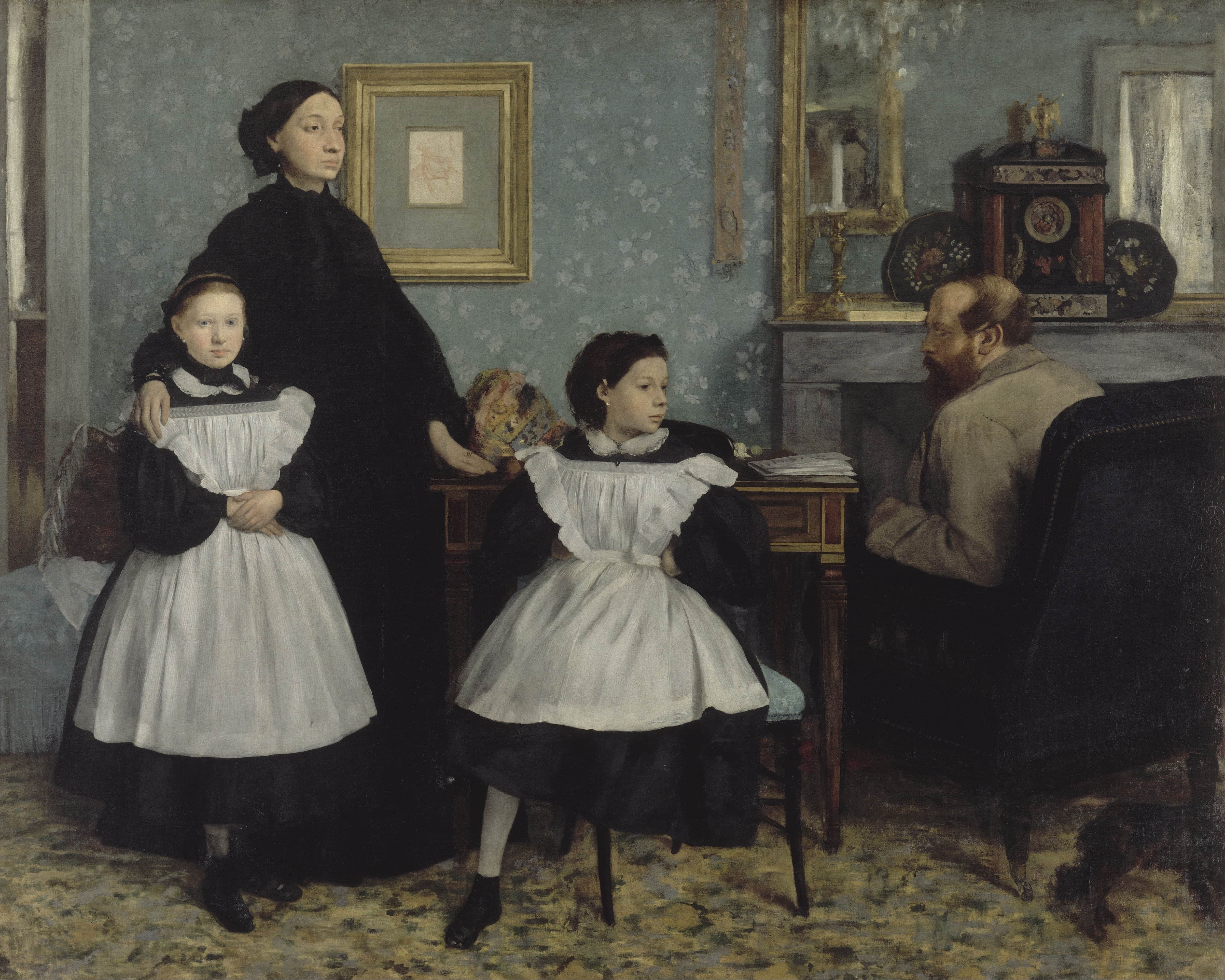 《贝莱利一家》（The Bellelli Family）｜埃德加·德加 Edgar Degas｜1858–1869