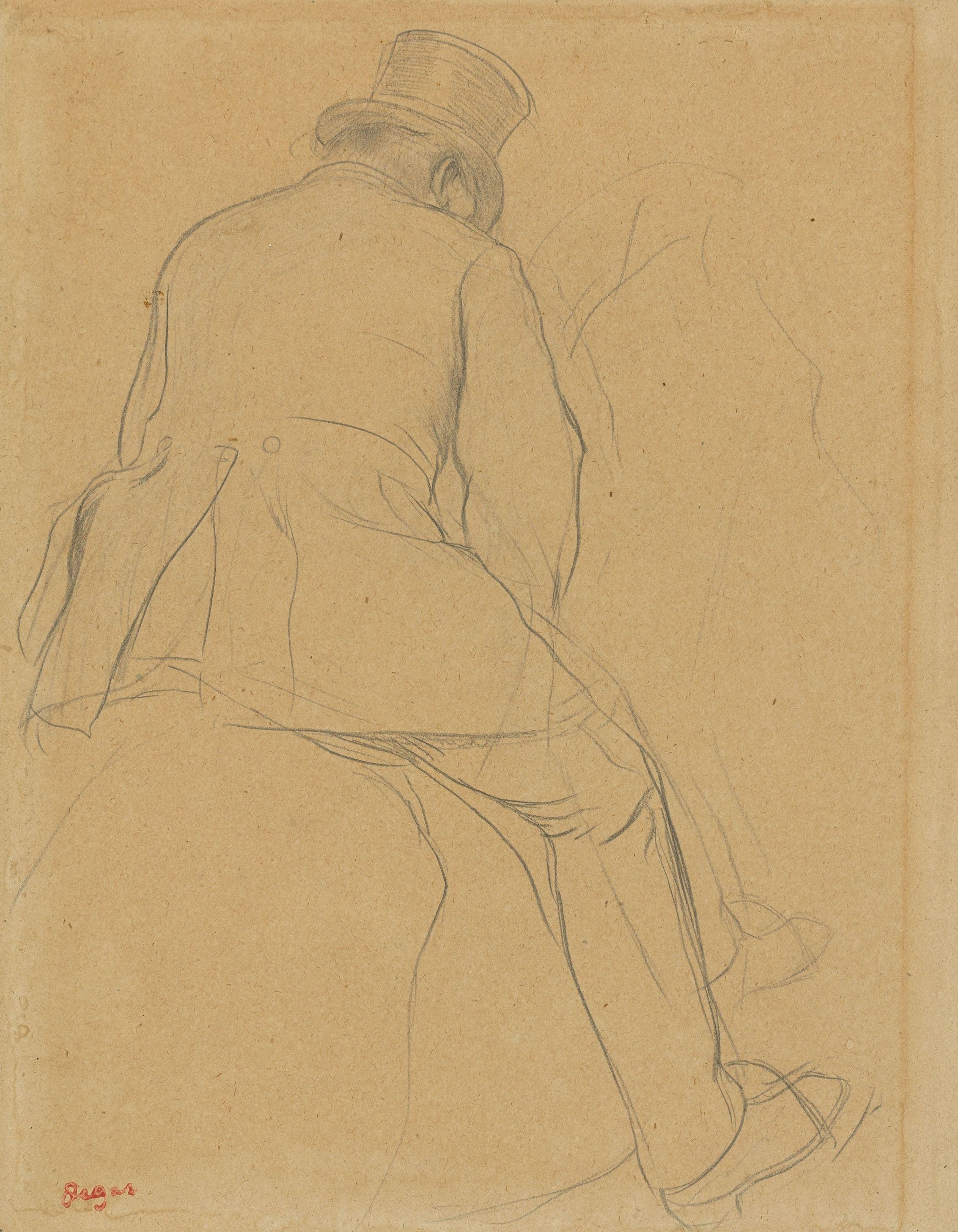 《骑士》（Cavalier）｜埃德加·德加 Edgar Degas｜1866–73