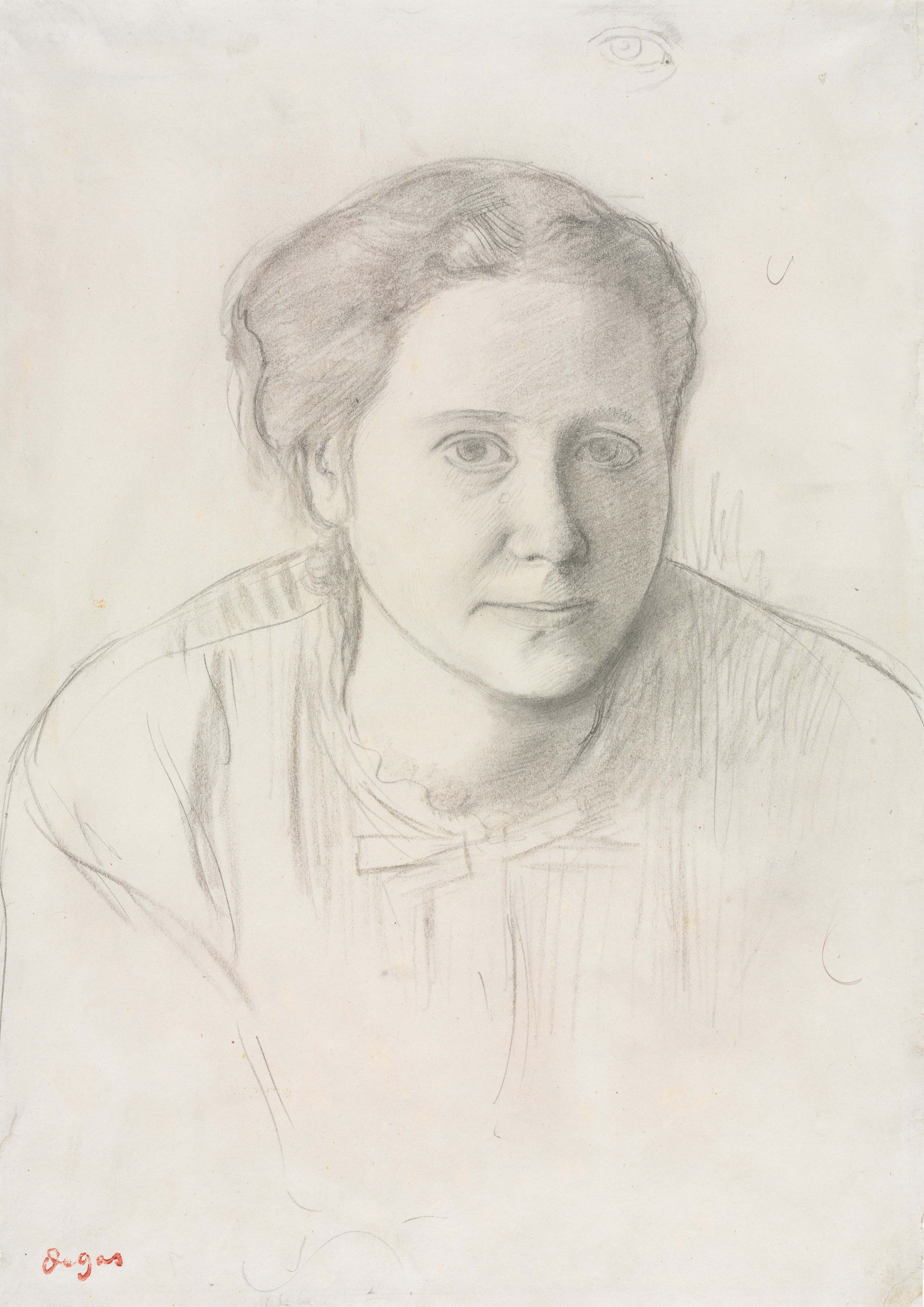 《维多利亚·杜堡》（Victoria Dubourg）｜埃德加·德加 Edgar Degas｜约. 1866