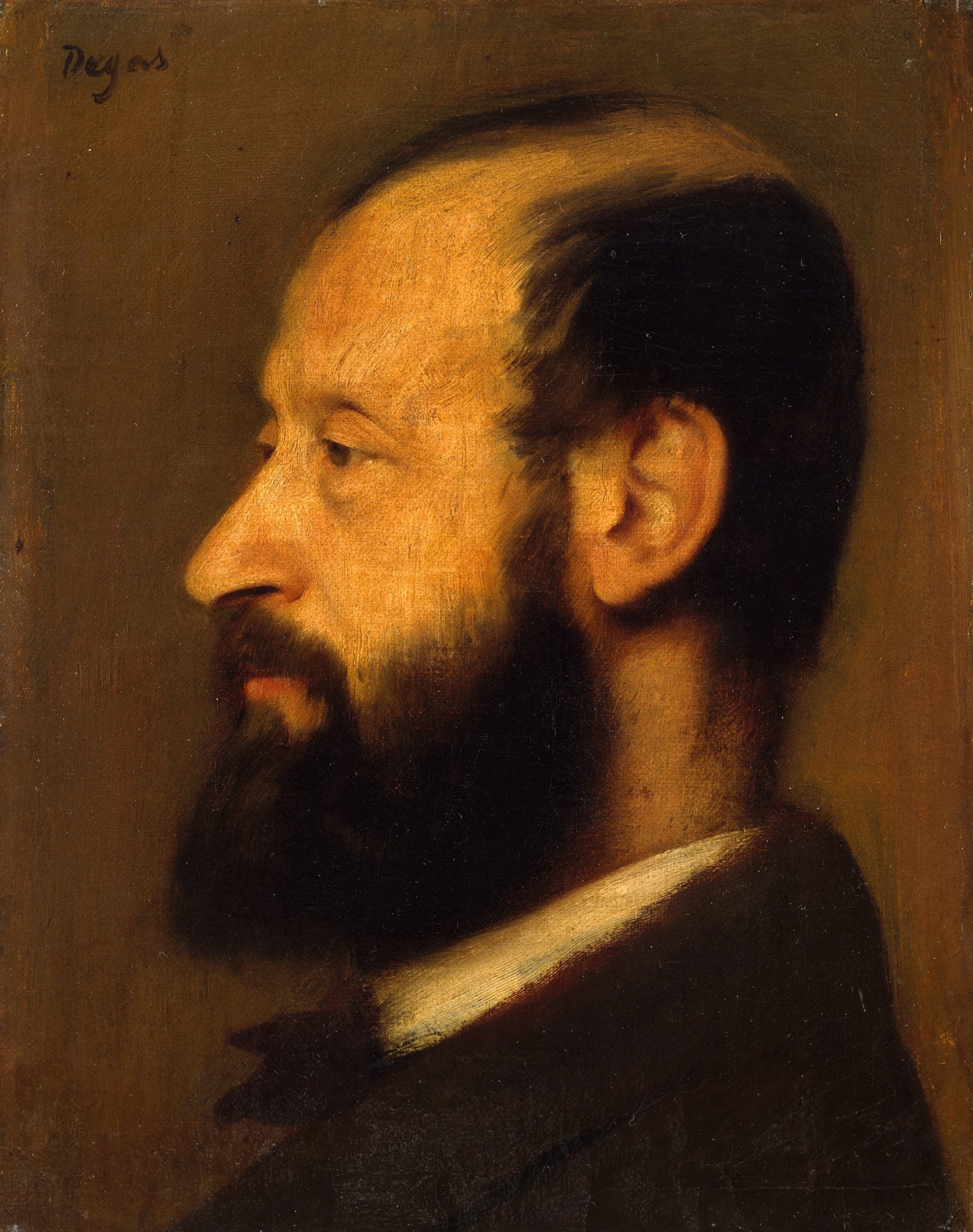 《约瑟夫-亨利·阿尔泰斯 (1826–1895)》（Joseph-Henri Altès (1826–1895)）｜埃德加·德加 Edgar Degas｜1868