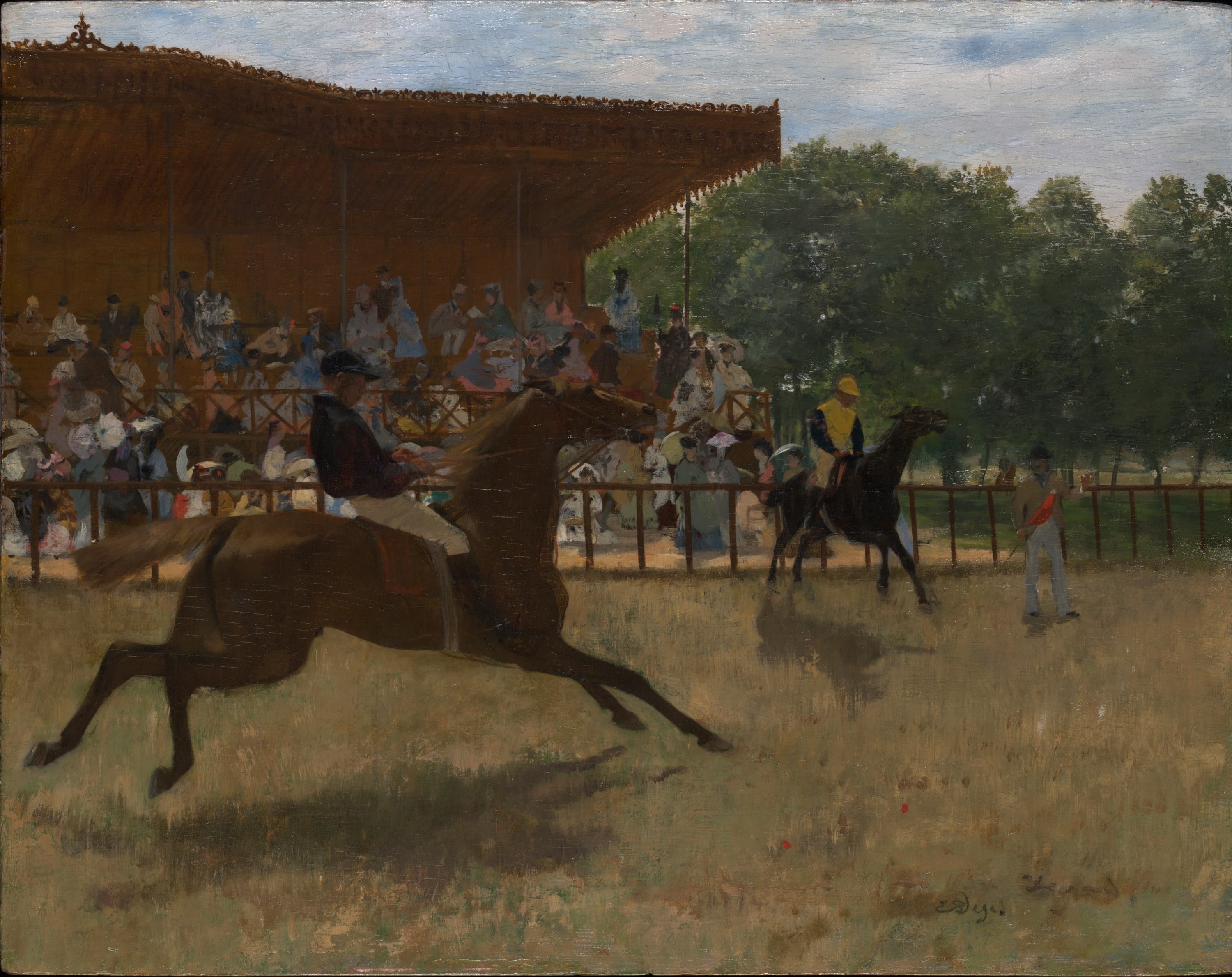 《错误的开始》（The False Start）｜埃德加·德加 Edgar Degas｜约. 1869–72
